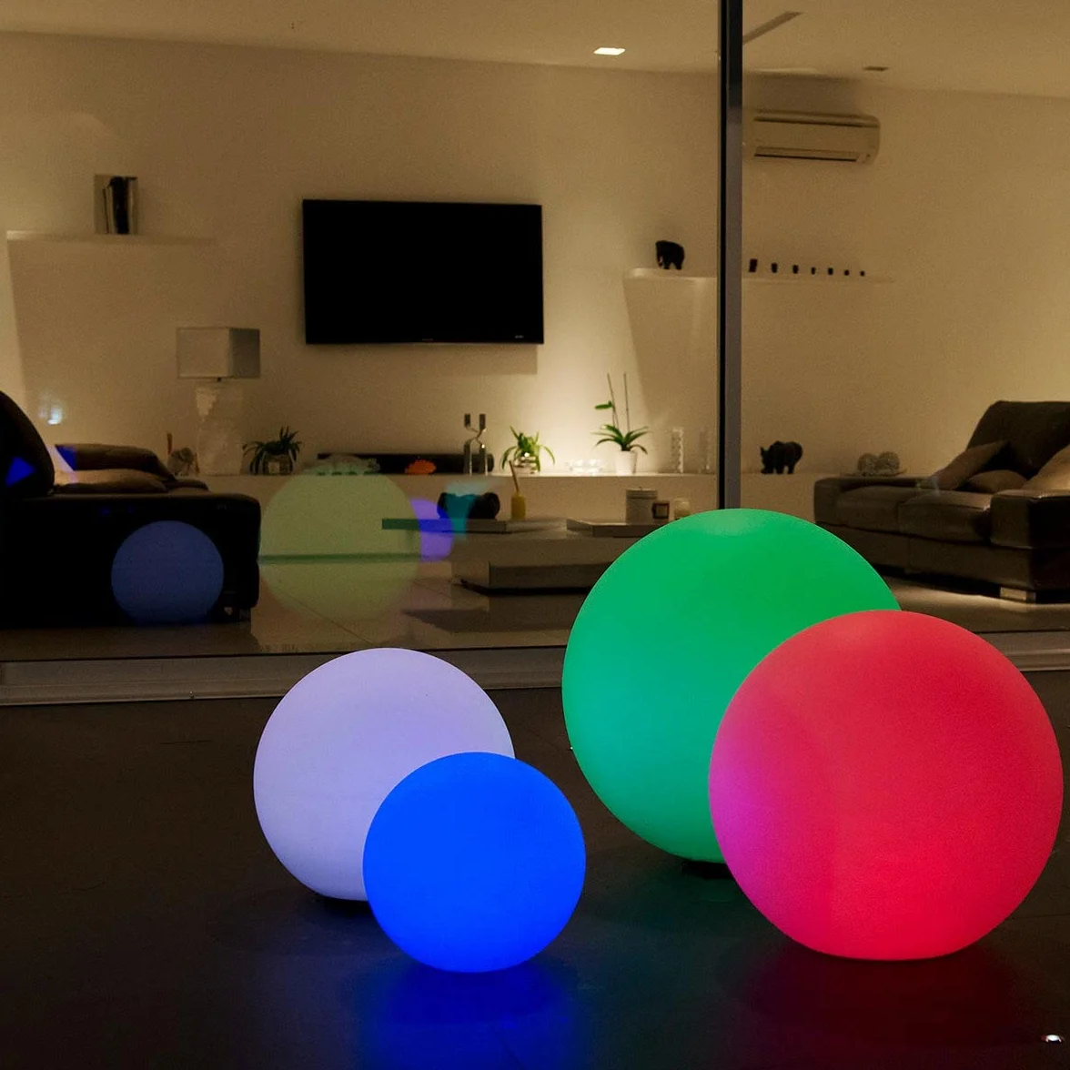 Palla luminosa senza fili a LED galleggiante, multicolore D50CM BOBBY C50
