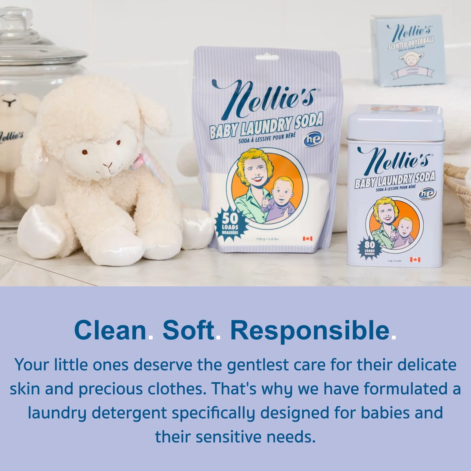 Nellie's All-Natural Baby Laundry Detergent
