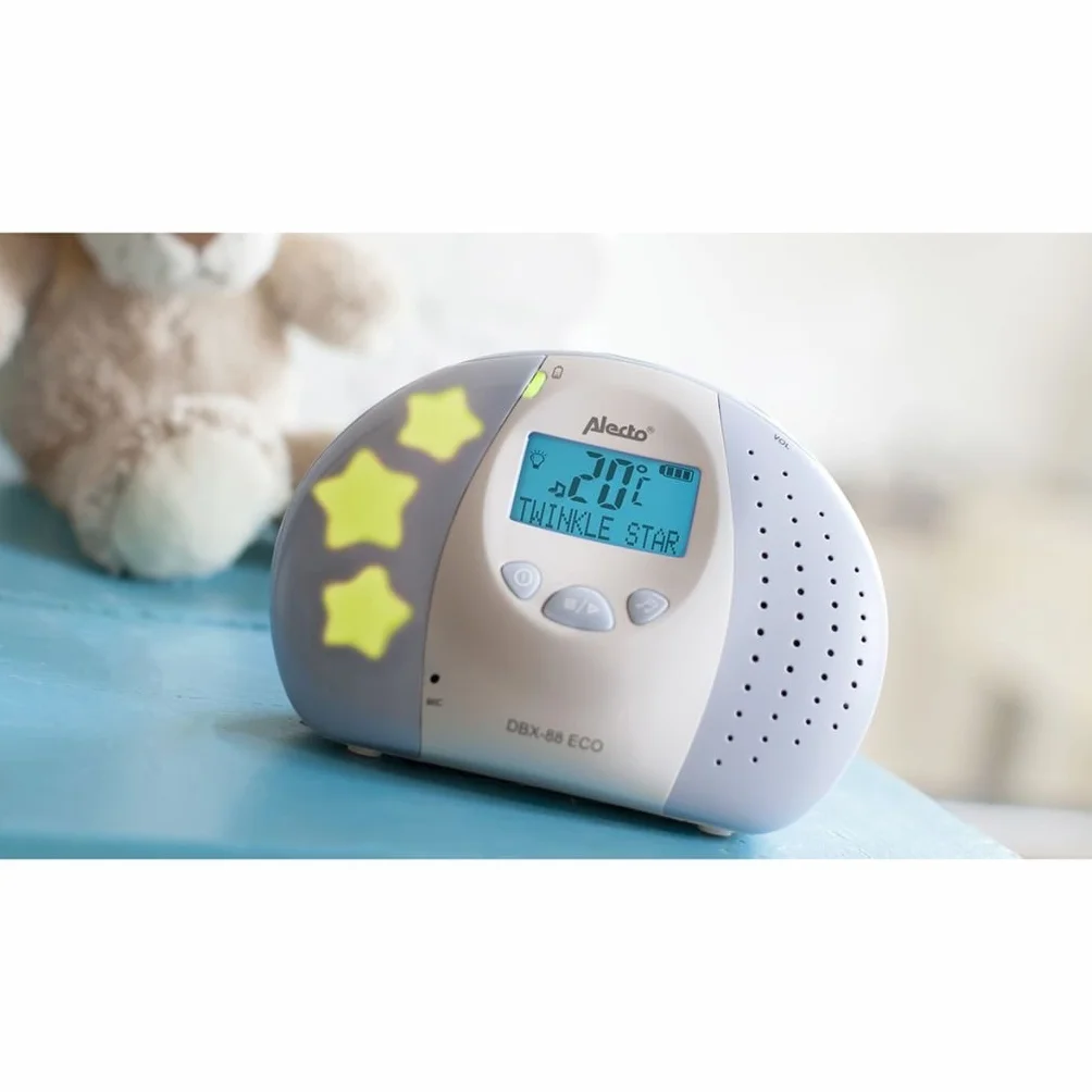 Alecto Bambino DBX-88 ECO DECT Baby Monitor Audio Babyphone con Connessione Sicura