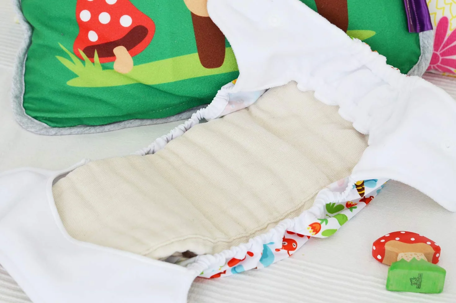 Avo + Cado Prefolds cotone biologico 1-10 pezzi pannolini stoffa 100% cotone non sbiancato Öko-Tex
