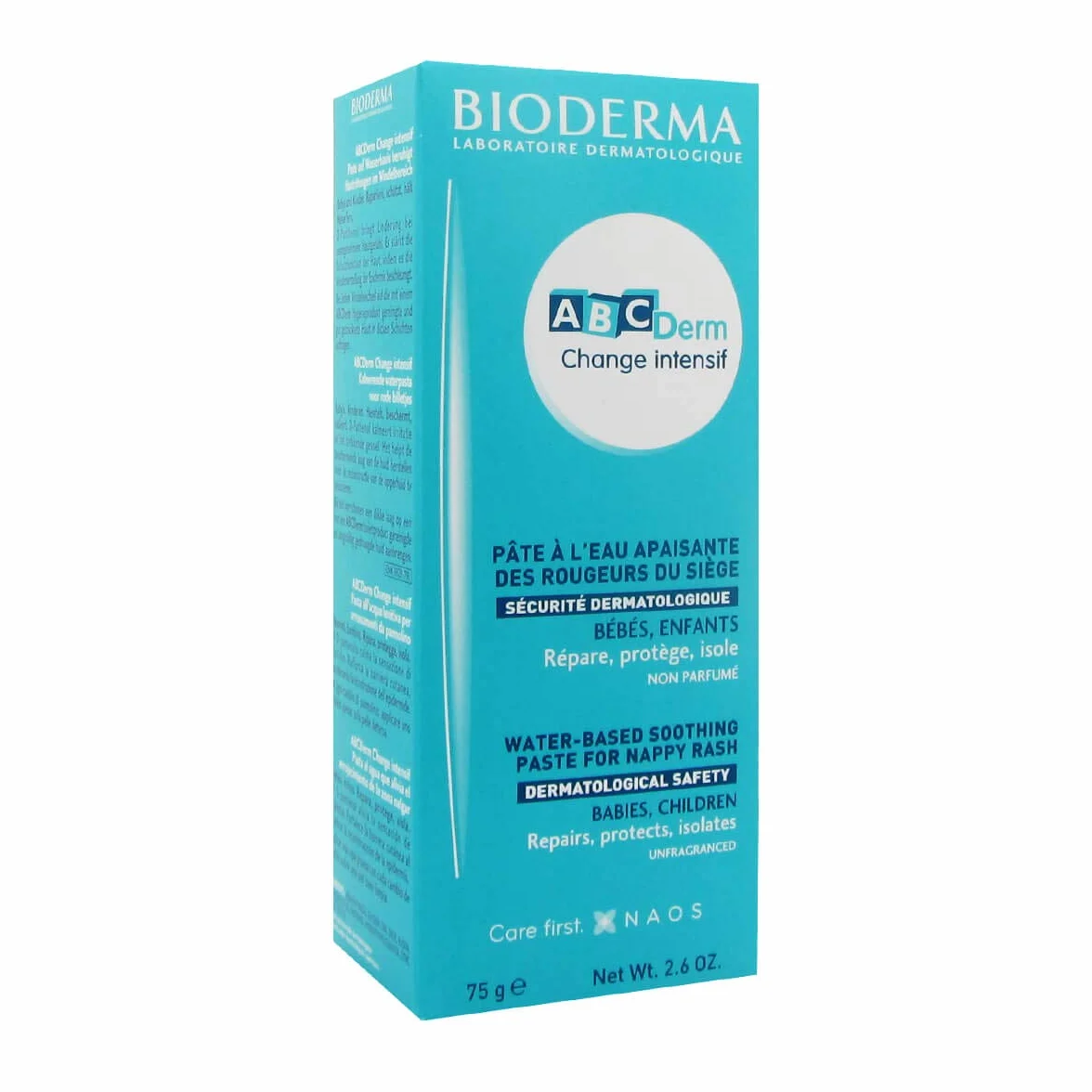 Bioderma ABCDerm Change Intensif Woda Pasta na Odparzenia 75g