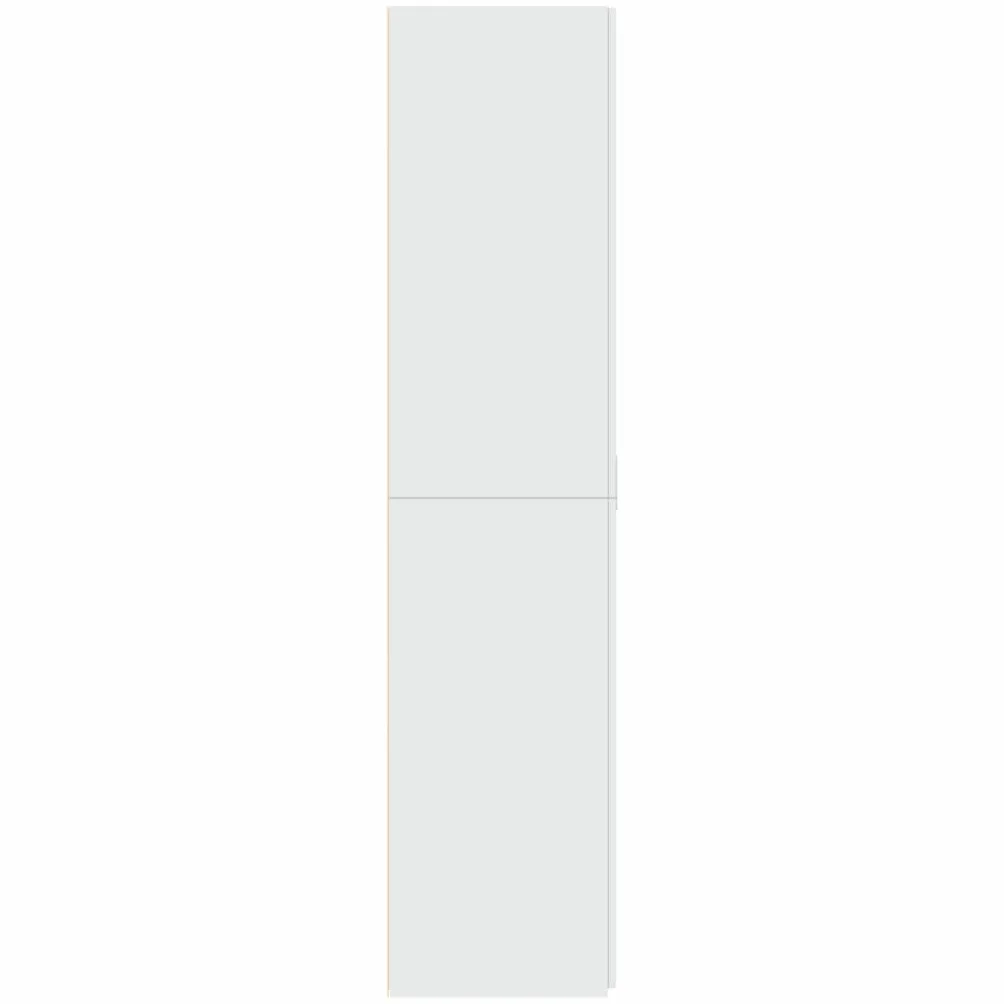 vidaXL Armadietto alto bianco 70 x 42,5 x 185 cm legno con mensola