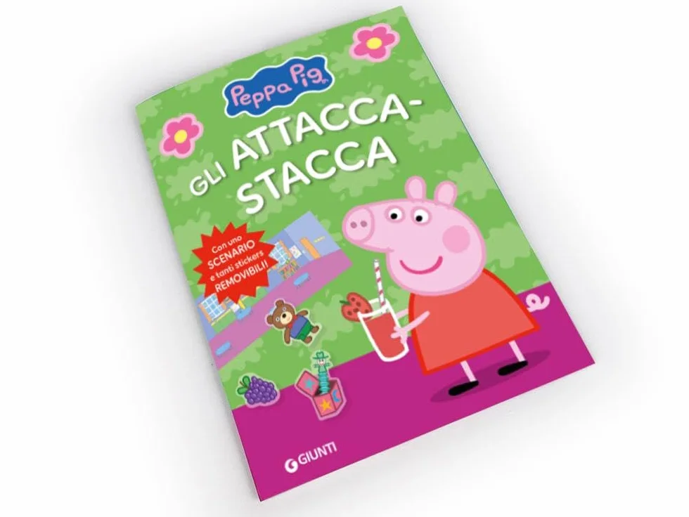 Peppa Pig Attacca-Stacca Con Adesivi Ediz. a Colori