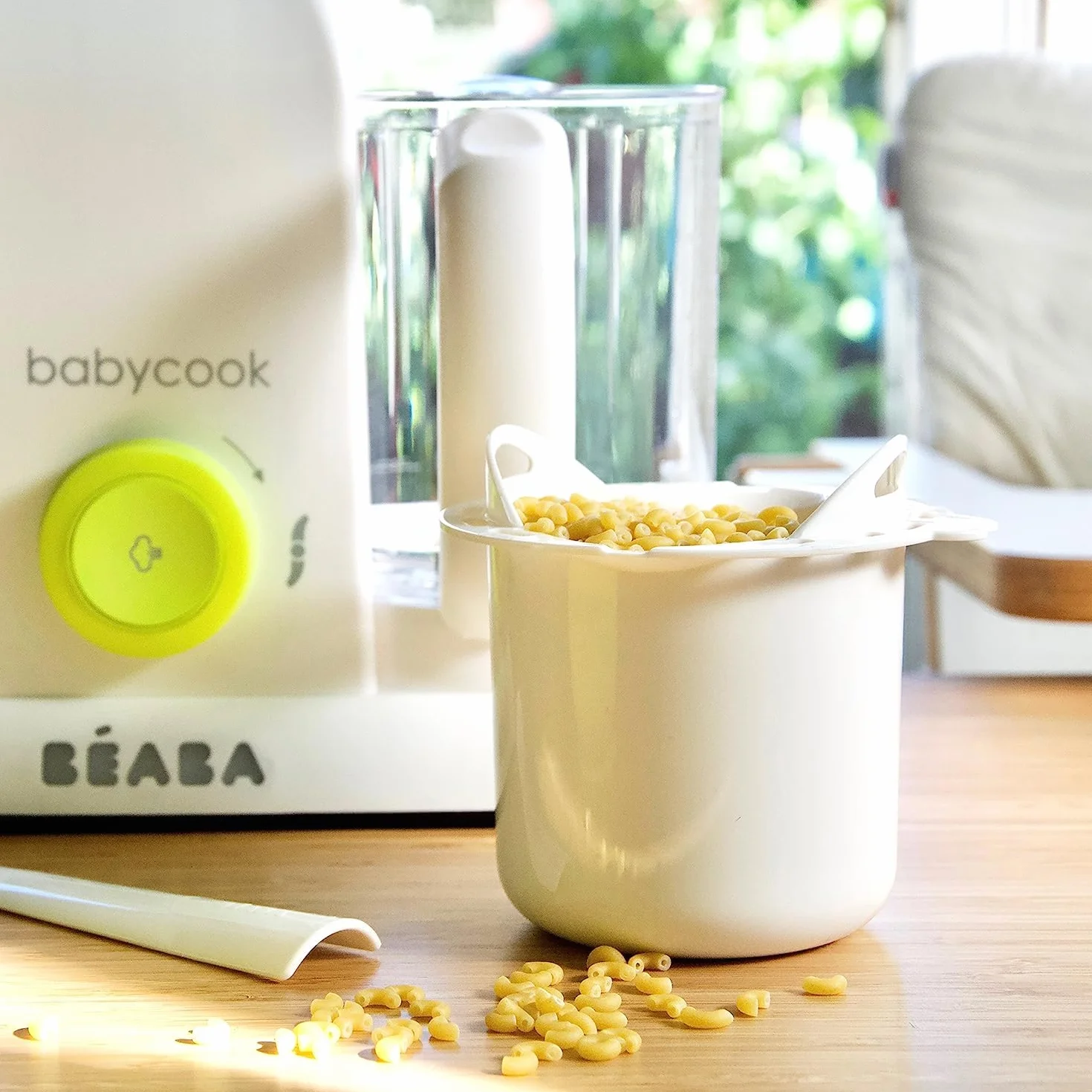 BÉABA Cuoci pasta-riso Cestello/ciotola per amido Babycook Duo 350 g Bianco