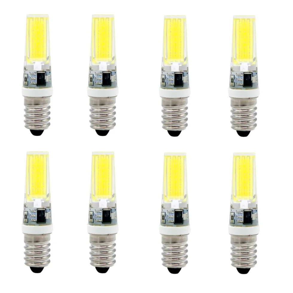8 Pezzi E14 220V 9W LED Lampadina Faretto Lampadario Mobili Ufficio Lampada Illuminazione Luce Interna,Cold white