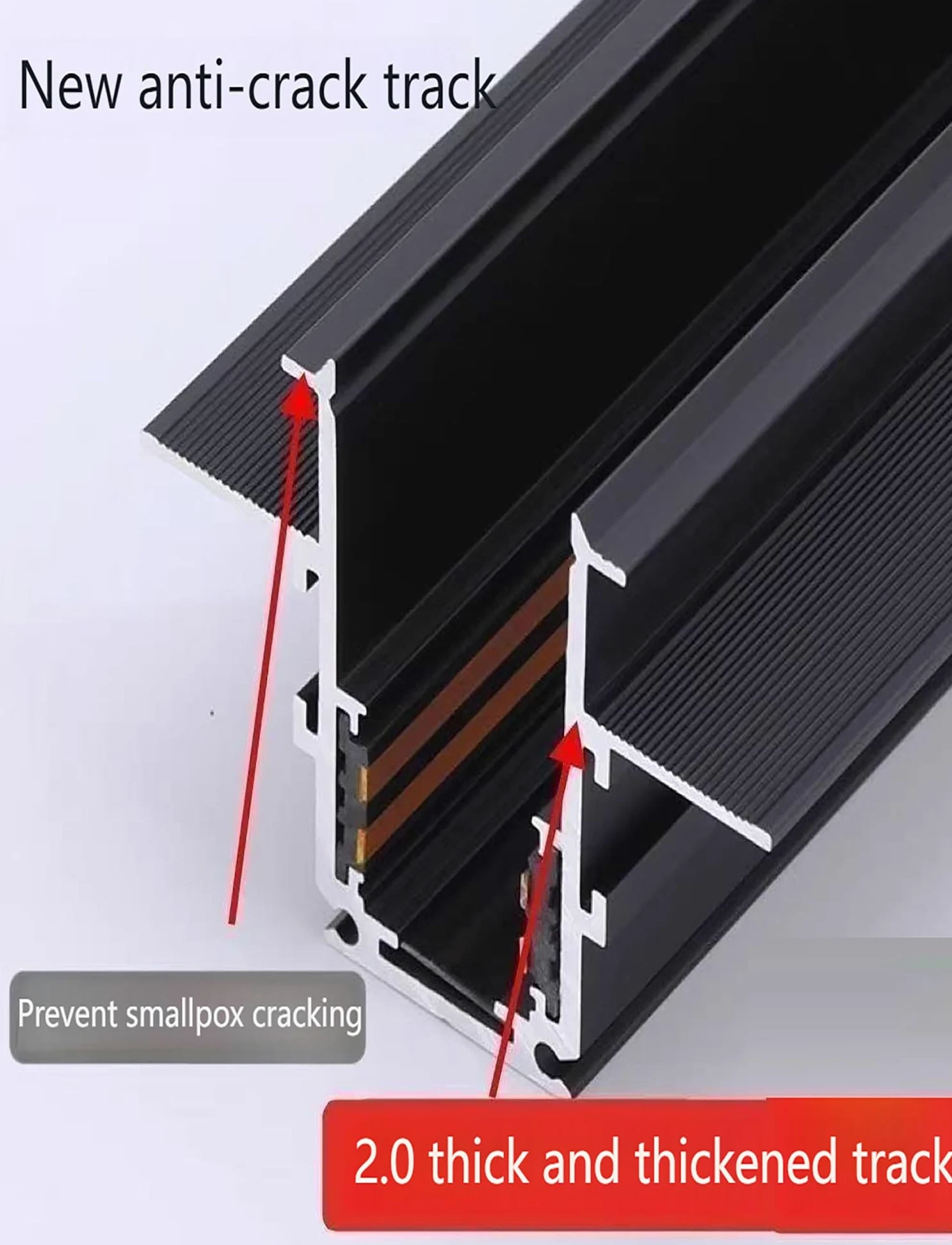 Binario magnetico da incasso per luci LED, plafoniera in alluminio per soggiorno, bagno, cucina, studio, ufficio, negozio, soluzione di illuminazione versatile