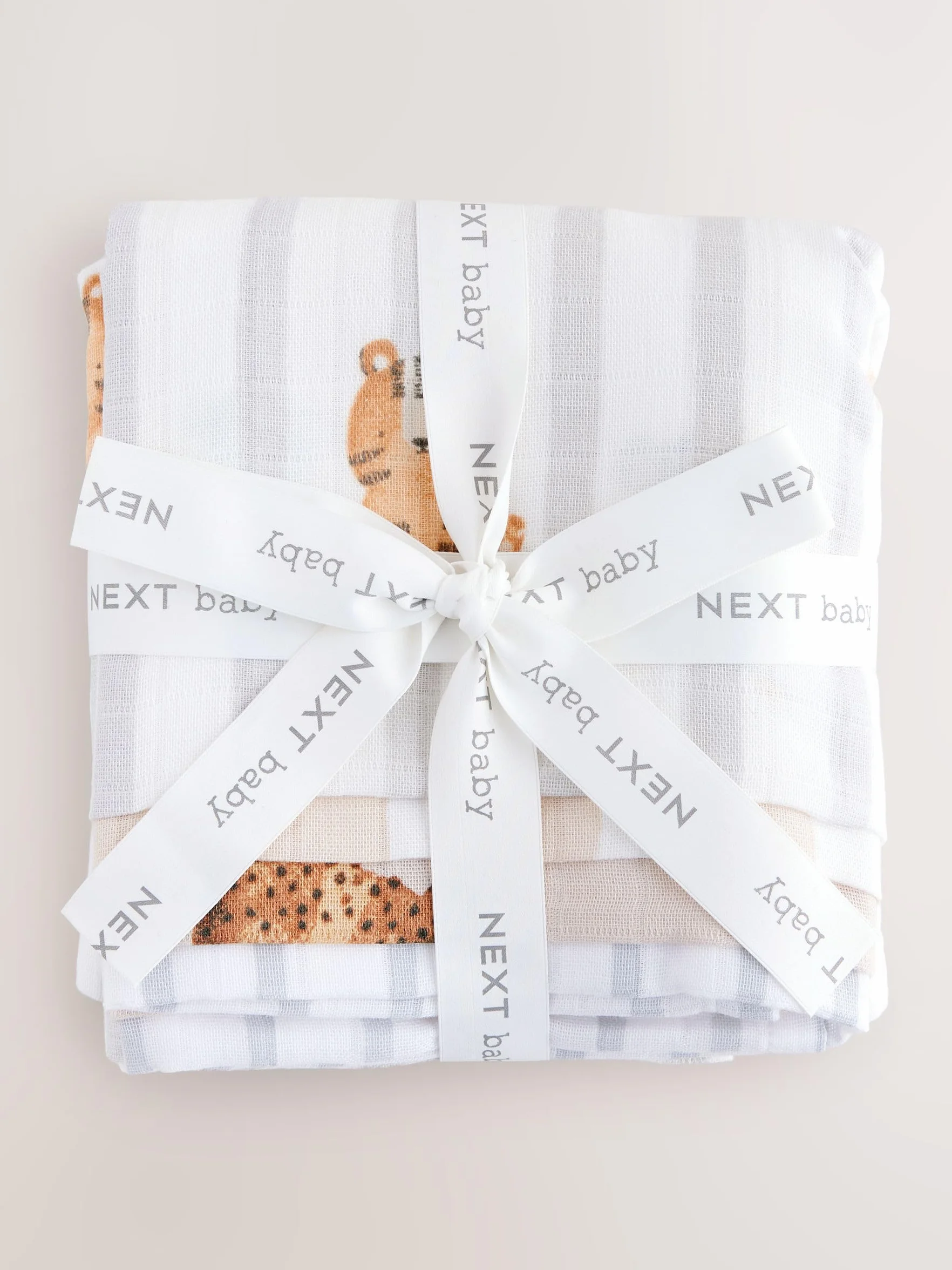 NEXT Bambino 4 mussole neonati 100% cotone