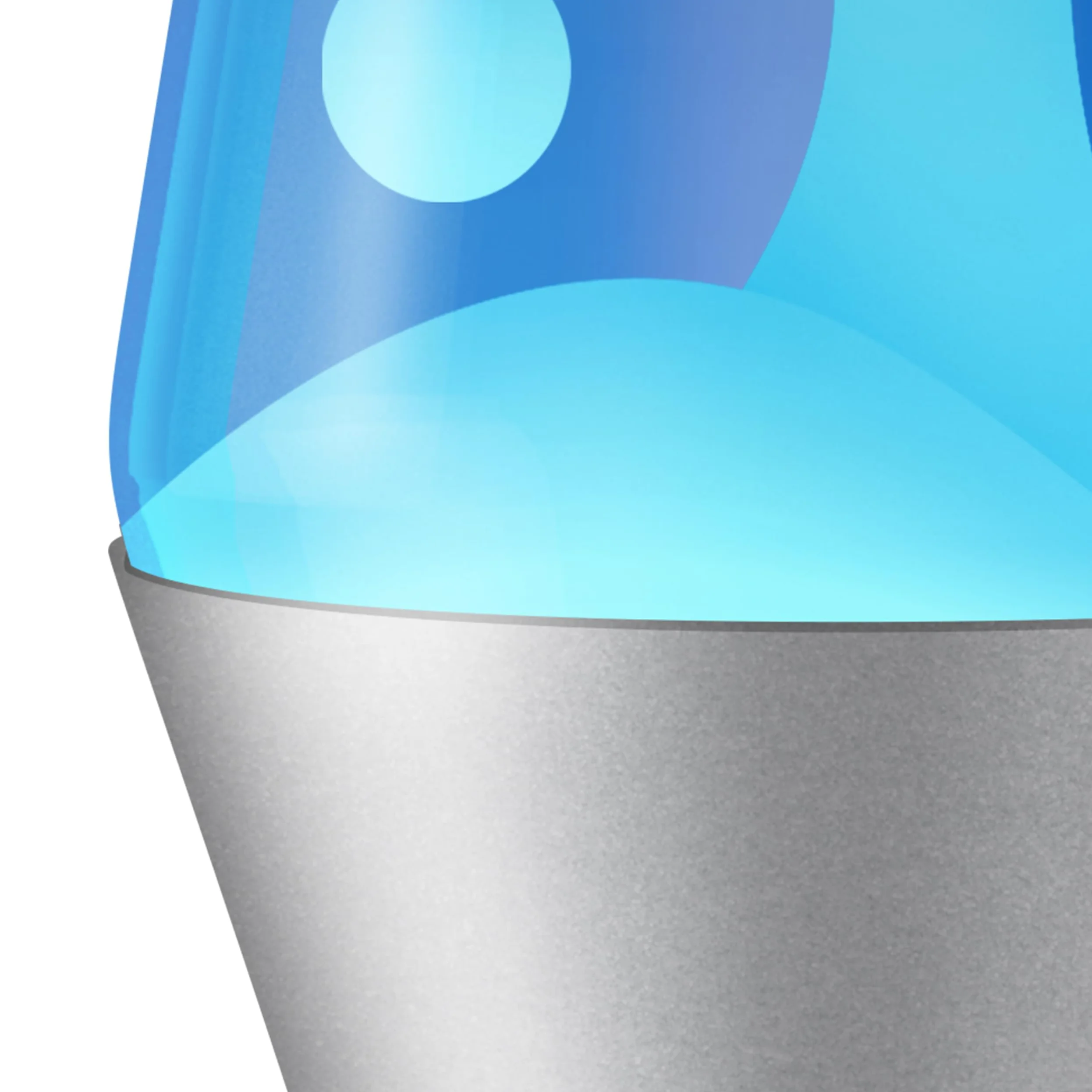 Lava Lite Lampada Lava Classica, 36,8 cm, Bianco/Blu, Alluminio