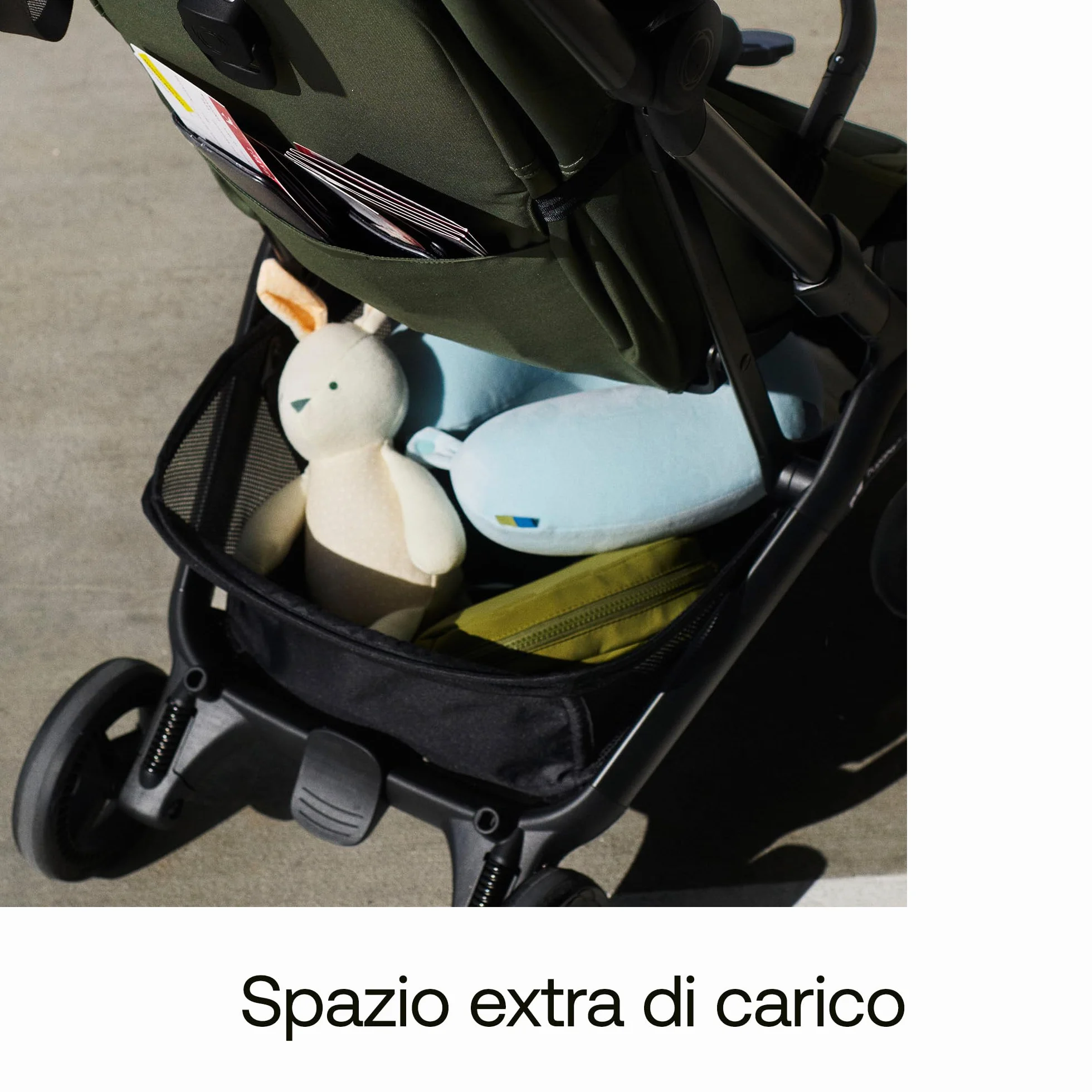 Bugaboo Butterfly 2 Passeggino Leggero da Viaggio Dimensioni Cabina, Portatile, Piegabile con Una Mano, Seduta Reclinabile, Cestino Portaoggetti, Tracolla - Forest Green