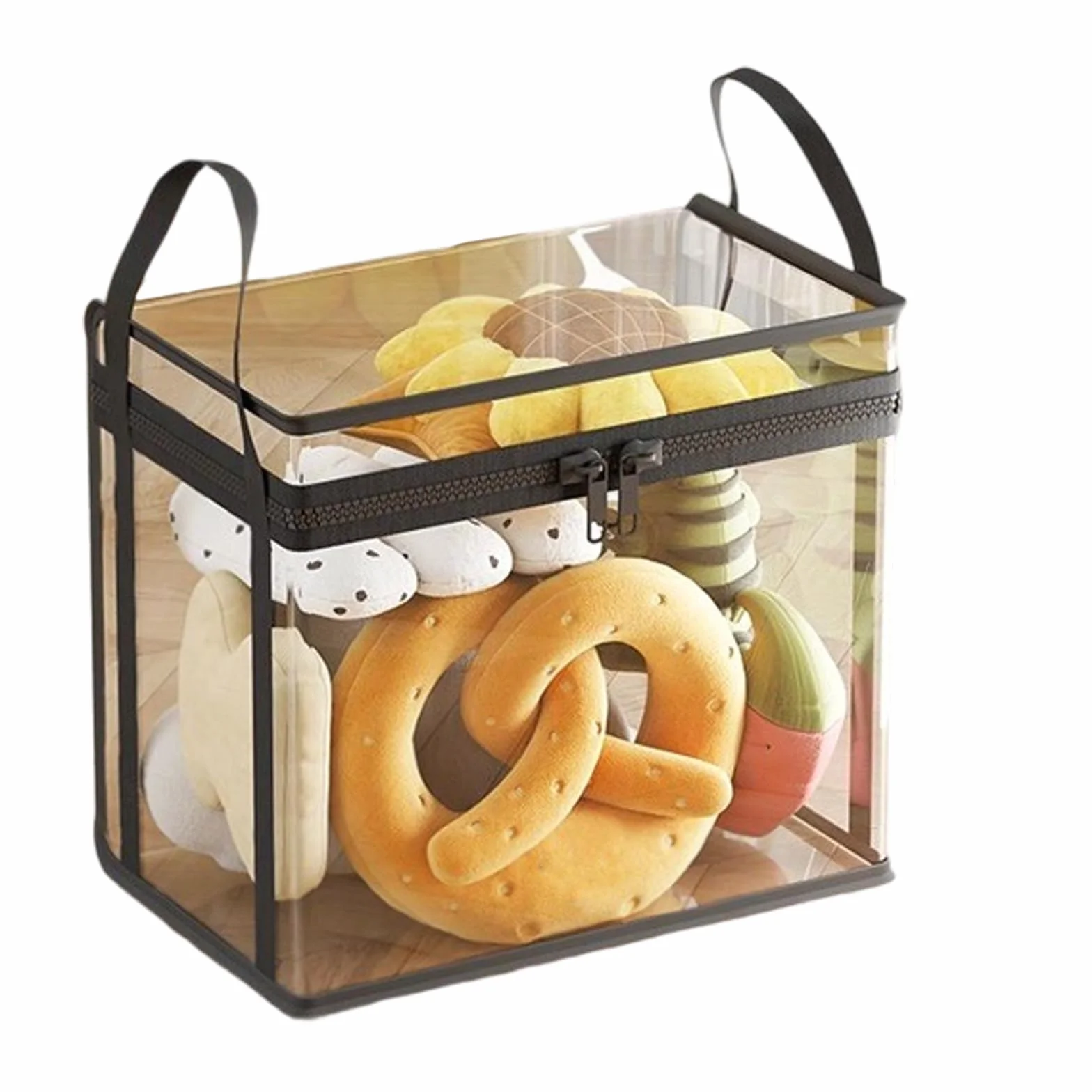 Contenitore PVC Pesante 50L per Asilo Nido e Aula - Cerniere Lunghezza, Design Salvaspazio