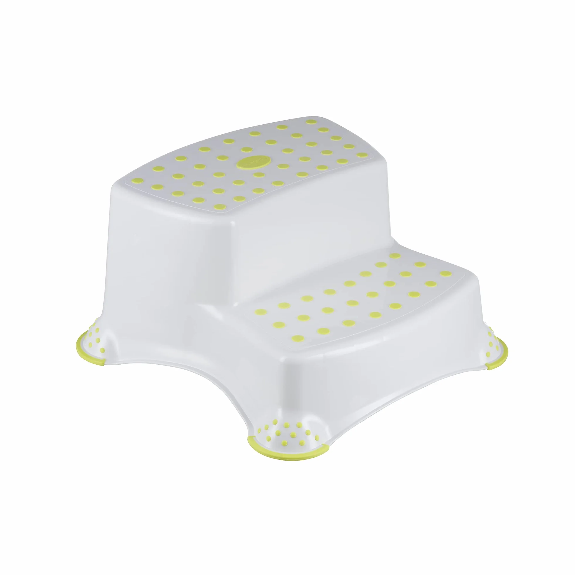 Bebeconfort Scaletta a due gradini sgabello bambini pedana bagno Bianco/Lime