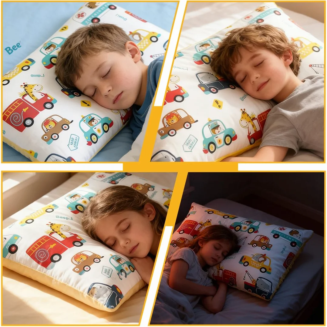 Federa cuscino bambino cotone 30X50cm 2 pezzi traspirante