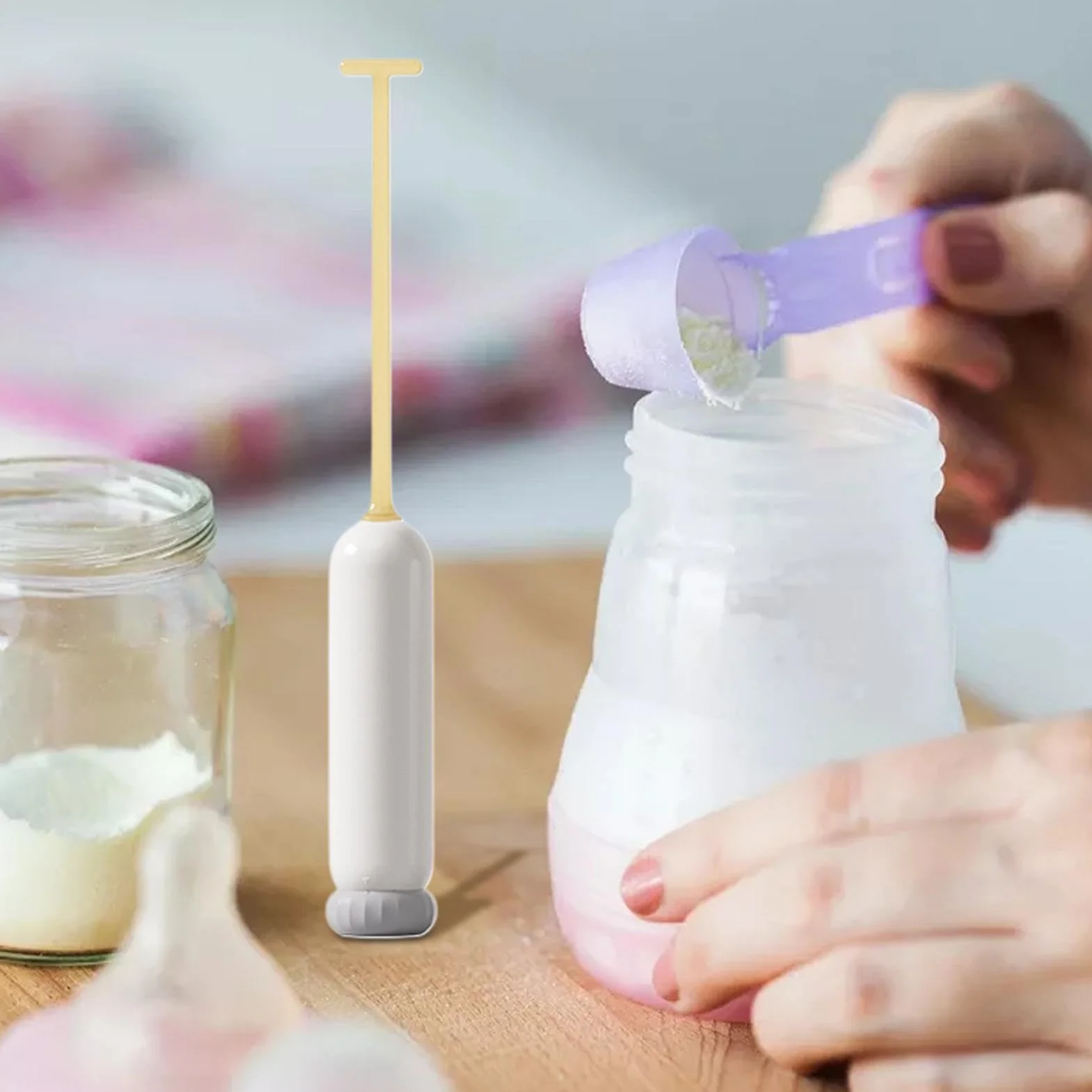 Miscelatore formula elettrico per bambini, Montalatte latte artificiale, Frullatore polvere