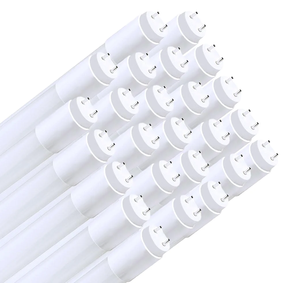 Europalamp Tubi Neon LED 18W 120cm T8 Bianco Gamma Pro (6000k - Bianco freddo, 25)