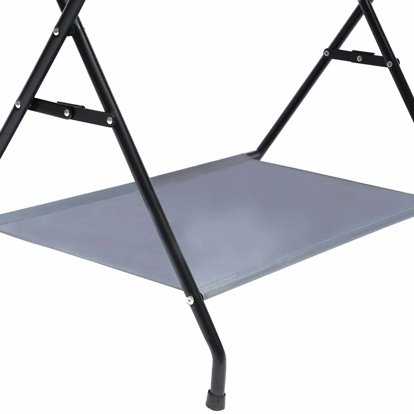 Comò fasciatoio pieghevole con cintura di sicurezza e ripiani, portata 25 kg