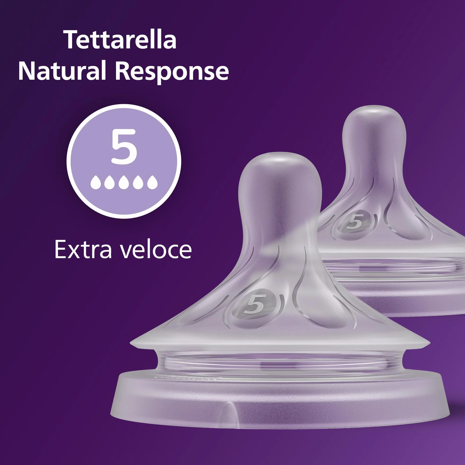 Philips Avent Tettarella Natural Response Flusso 5 SCY965/02 2 szt. bez BPA 6m+