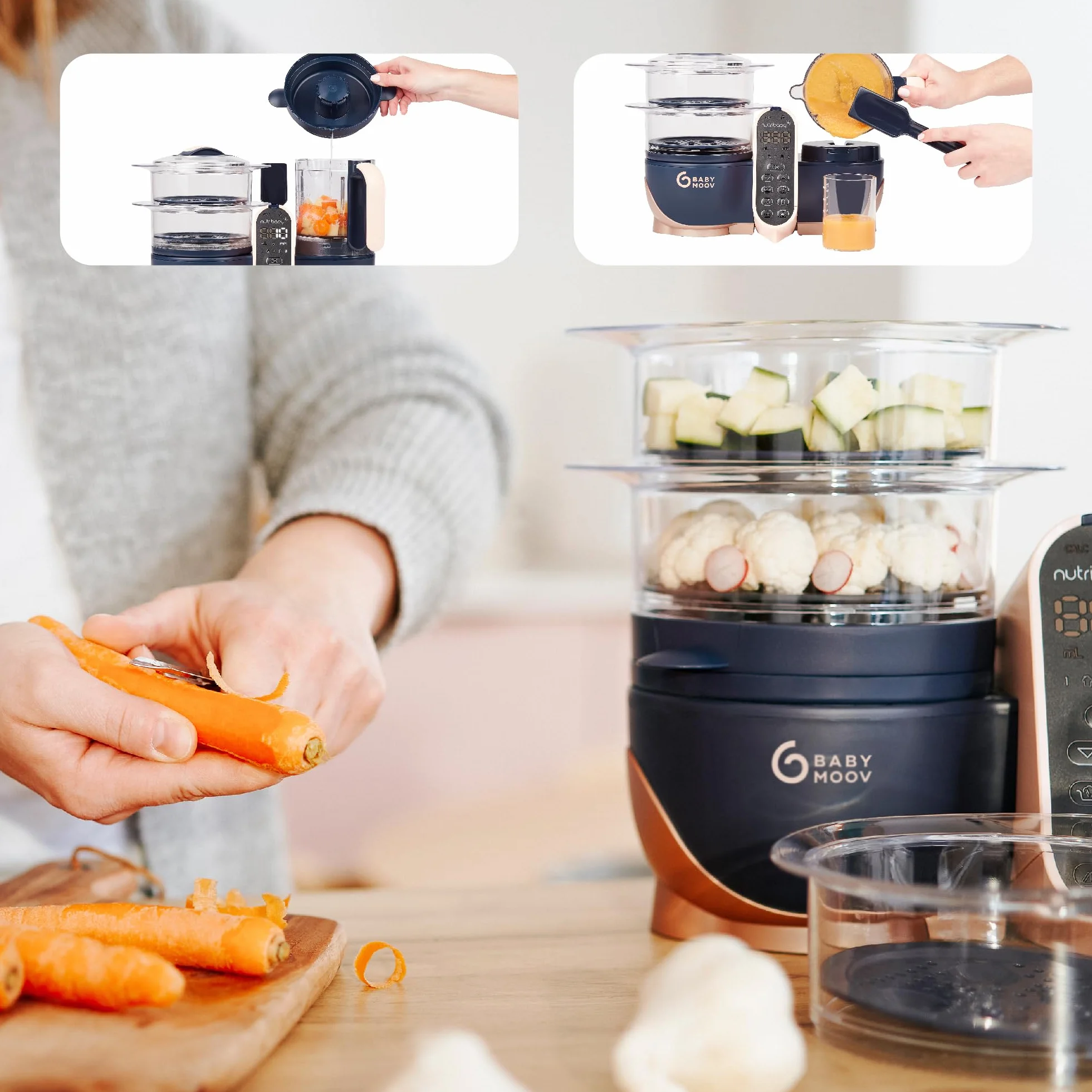 Robot da cucina Babymoov Nutribaby + XL