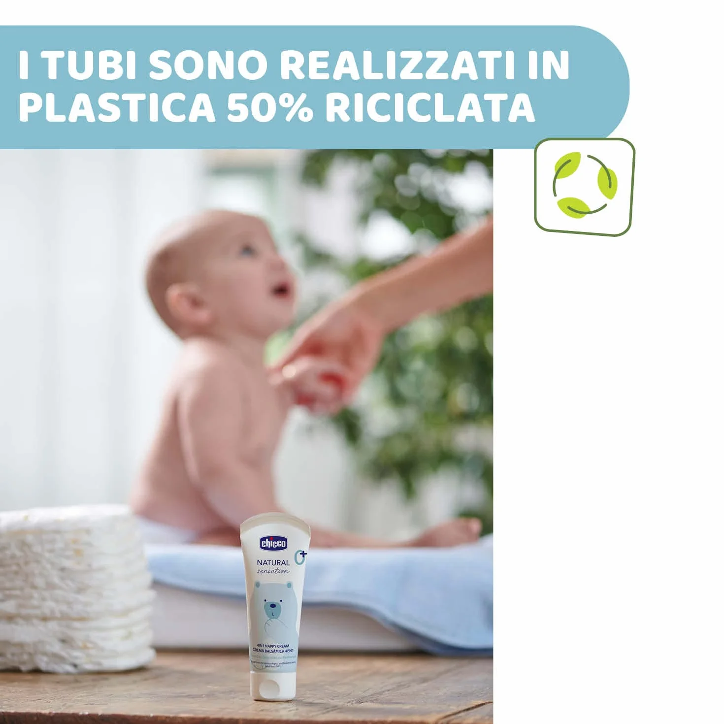 CHICCO Pasta Lenitva 4in1 senza profumo 100 ml z tlenkiem cynku