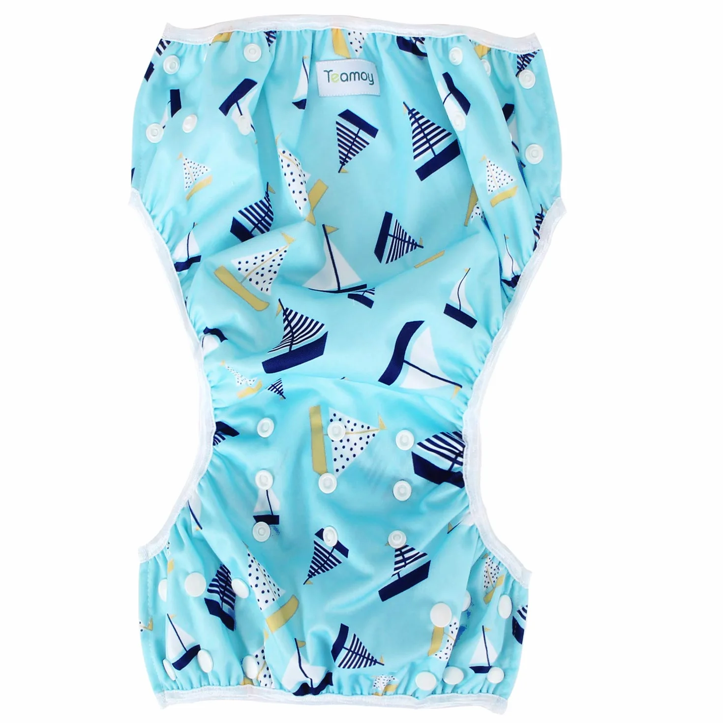 Teamoy 2pcs Baby Nappy riutilizzabile pannolino da nuoto, costume piscina neonato Lavabili 0-3 Anni