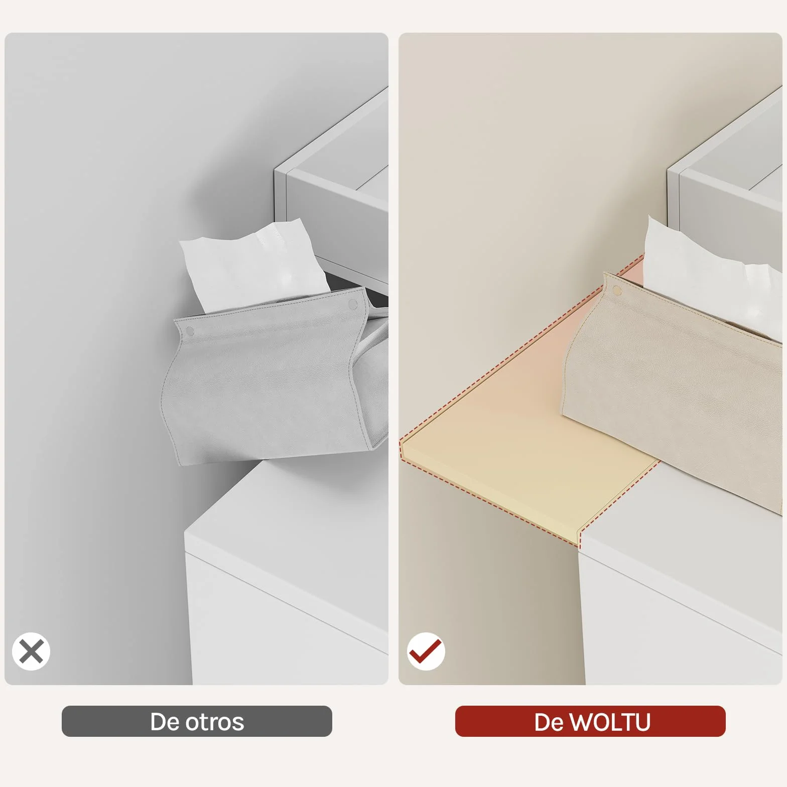 WOLTU Fasciatoio Neonato Universale per Cassettiera 3 Bordi Rialzati Profondità Regolabile 47-50 cm MDF 160x80x10 cm