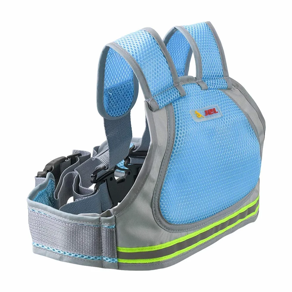 Jolik Bambini Moto Cintura di Sicurezza 4-in-1 Materiale Traspirante Riflettente Blu