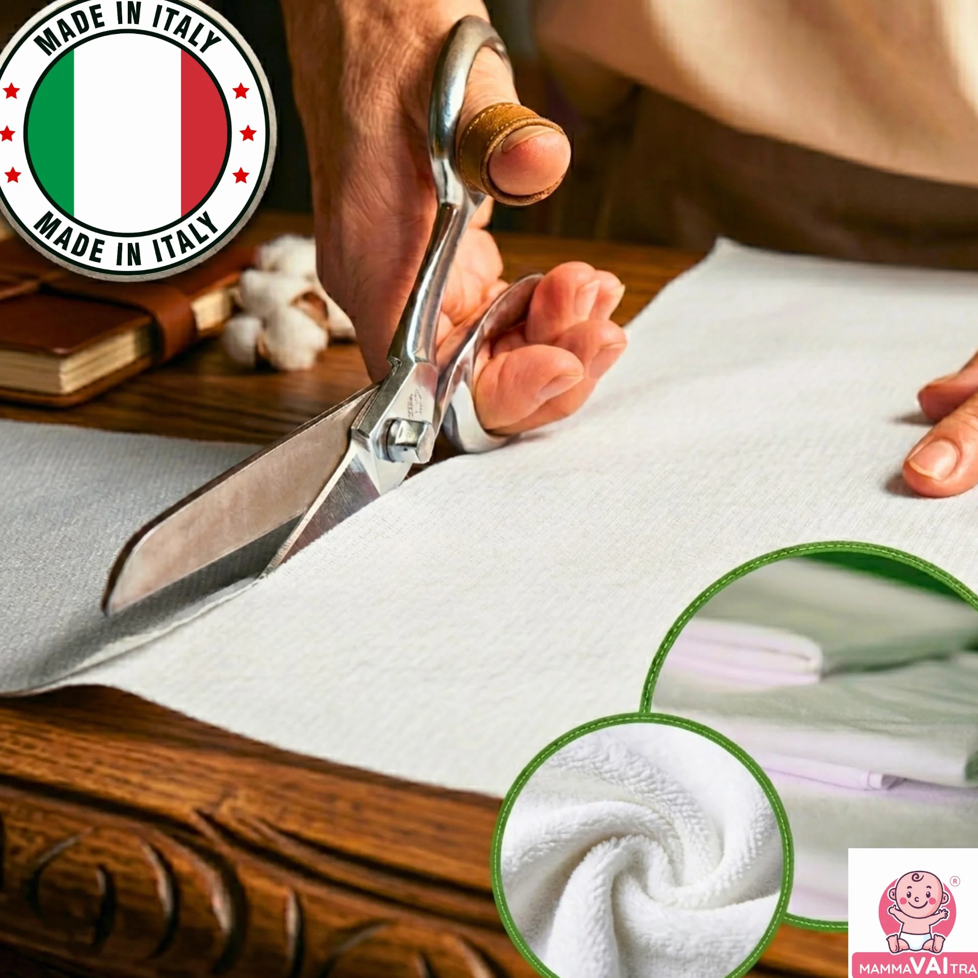 Traversa Impermeabile in Bambù Lavabile 80 x 100 cm Coprimaterasso Lettino Neonato