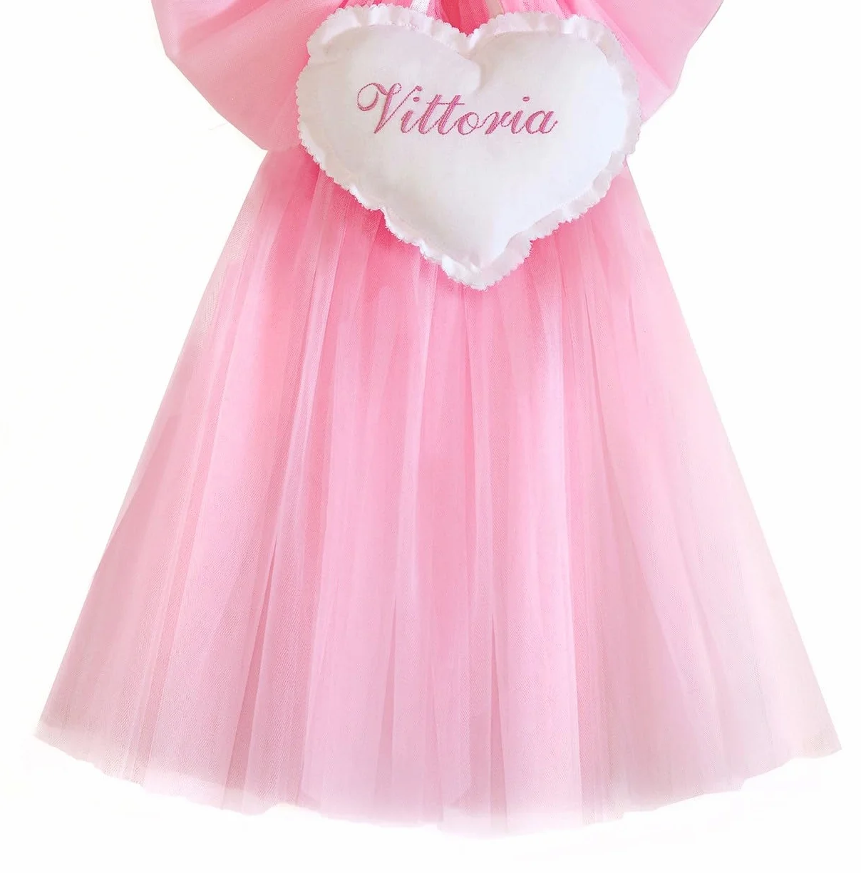 Fiocco Nascita Bimba Personalizzato Rosa con Nome