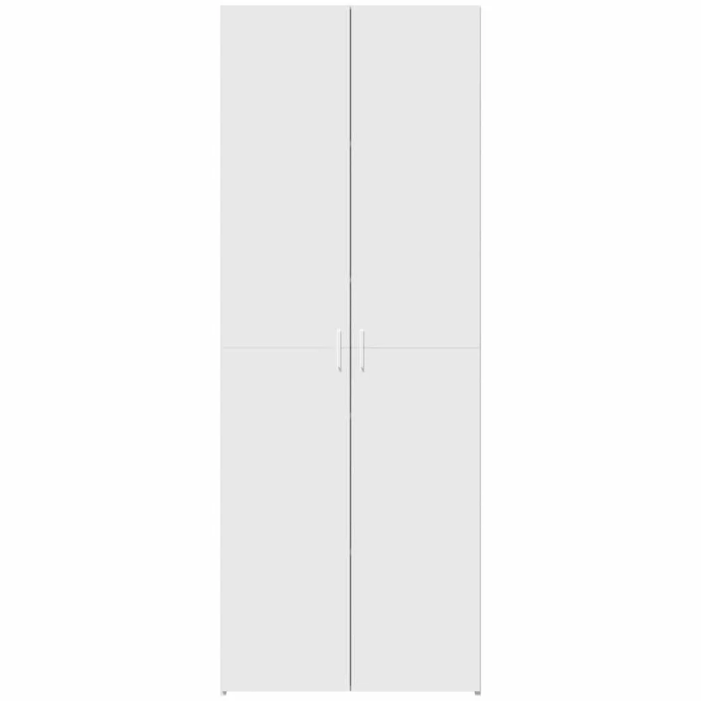 vidaXL Armadietto alto bianco 70 x 42,5 x 185 cm legno con mensola