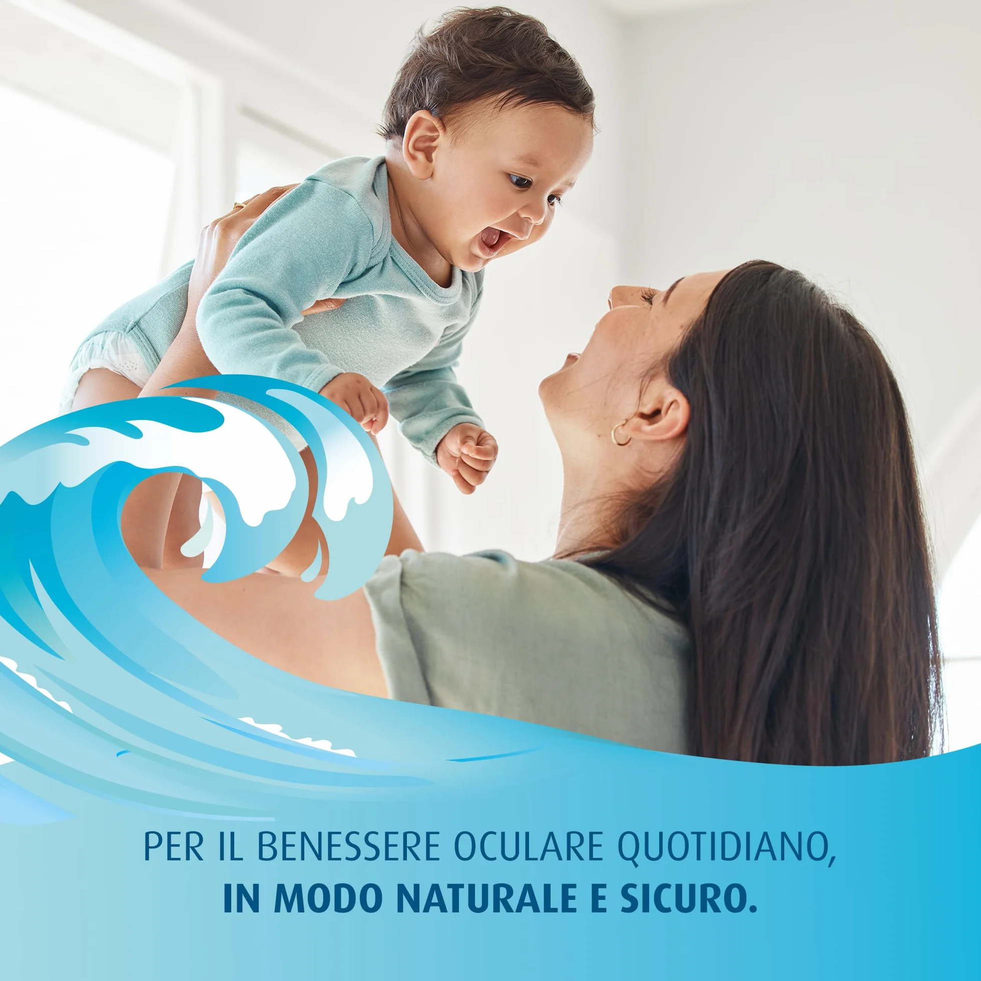 Baby Eyes Salviettine Oftalmiche Monouso 16 pz Igiene Delicata Area Perioculare Neonati Bambini con Eufrasia Acido Ialuronico Hamamelis Fiordaliso Senza Profumo Alcool