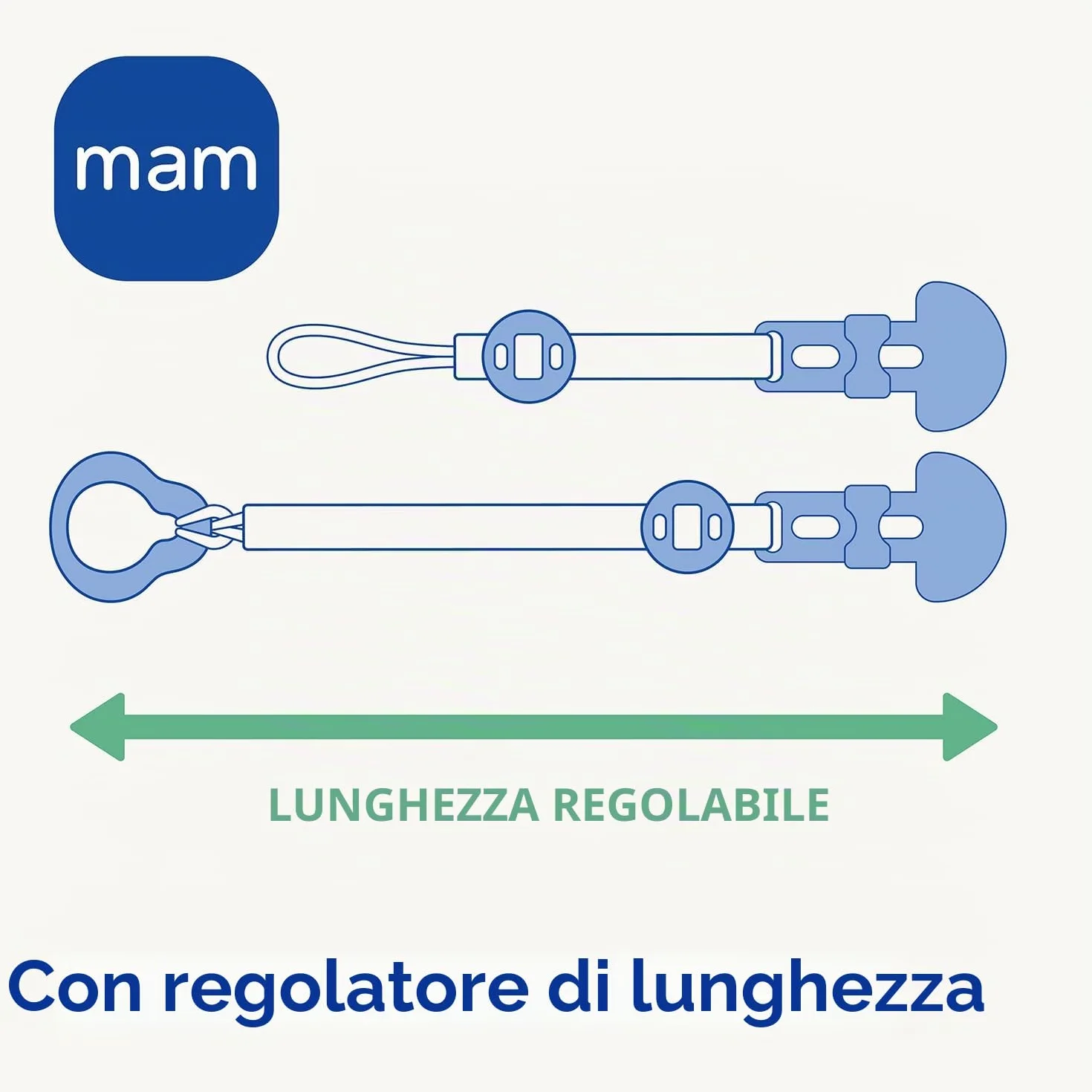 Spilla per Ciuccio e Custodia per Ciuccio con Lunghezza Regolabile, 2 Unità 0+ Mesi, Rosa