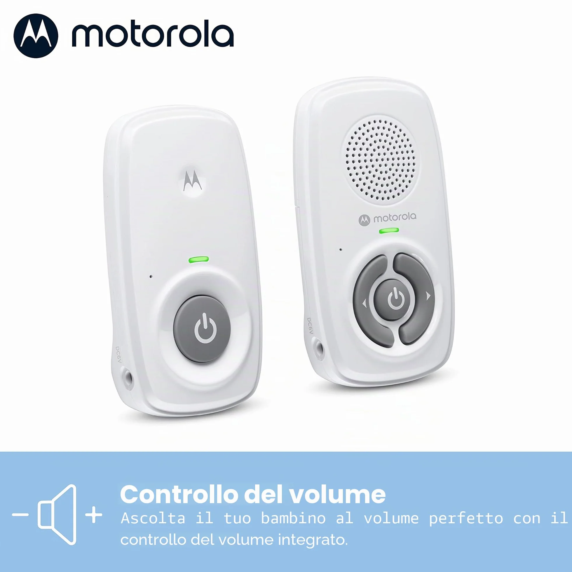 Motorola Nursery AM21/MBP21 Monitor Audio Baby DECT 300m