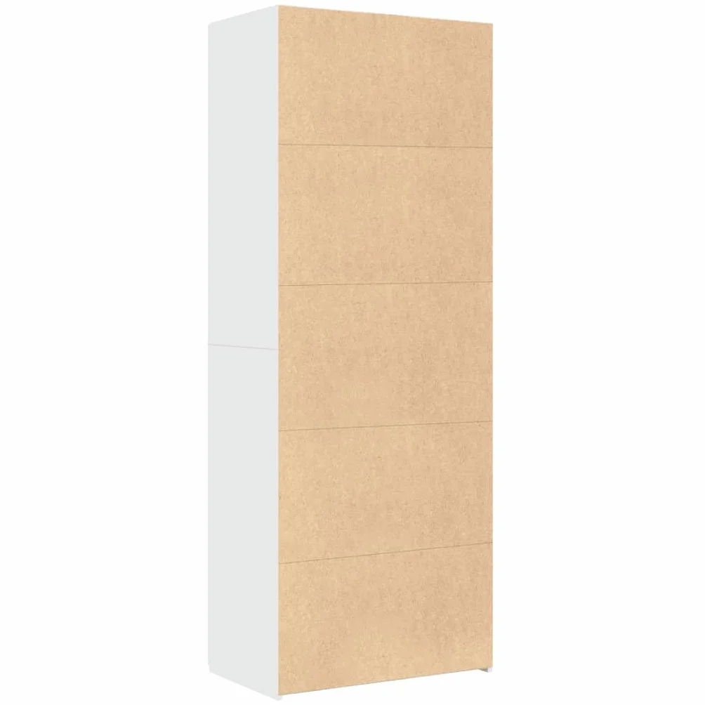 vidaXL Armadietto alto bianco 70 x 42,5 x 185 cm legno con mensola