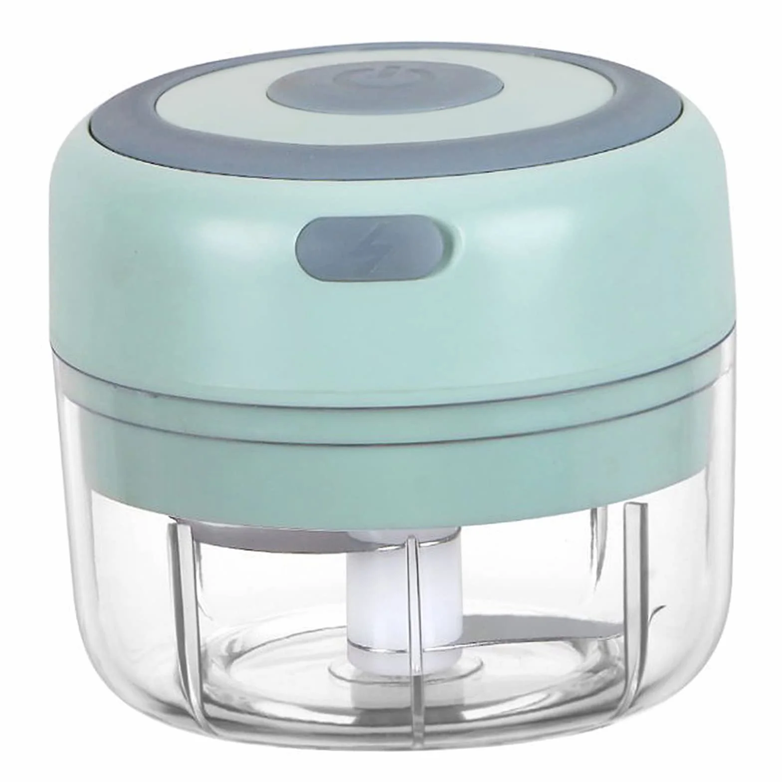 Smerigliatrice per aglio Tritatutto Elettrico Cordless USB Ricaricabile ABS PC Acciaio