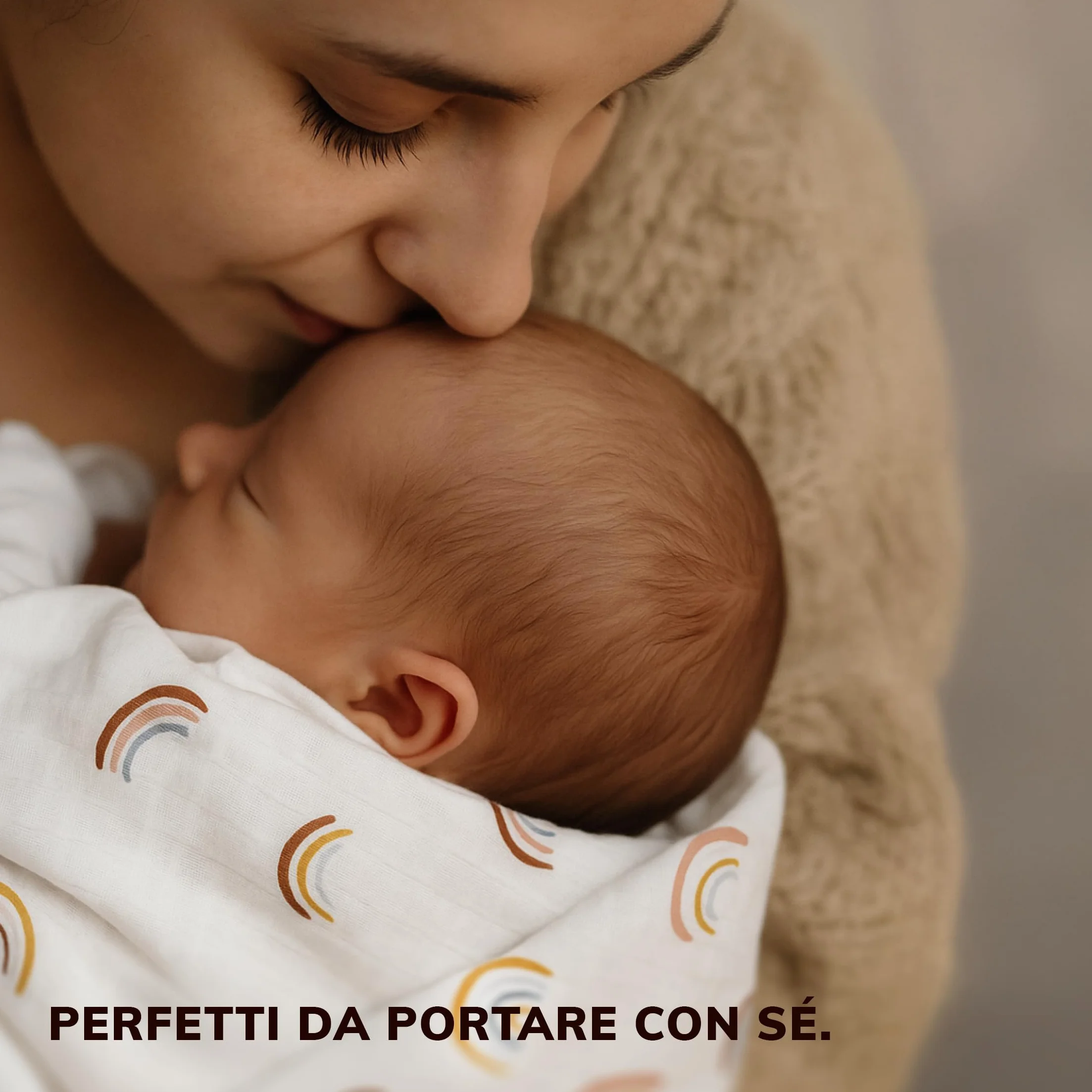 Mussole cotone 100% set di tre neonato garza