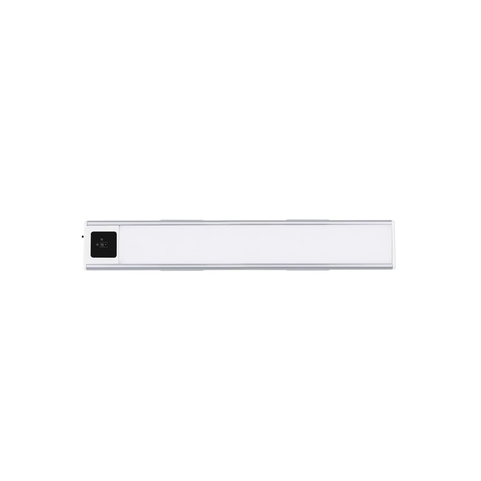 Luce Notturna A LED Sensore Di Spazzata Manuale Luci A USB Ricaricabile Cucina In Alluminio Nero Sotto Gli Armadi Illuminazione Rilevatore Di Movimento(Warm White Light,40CM_SILVER1)
