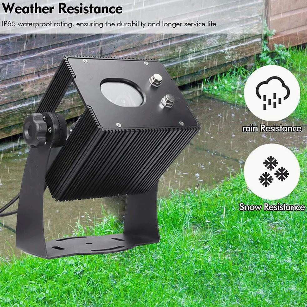 Proiettore di luci Natalizie per Esterni Impermeabile, Luce LED Mobile per Giardino e Patio, proiezione dinamica di Stelle HD