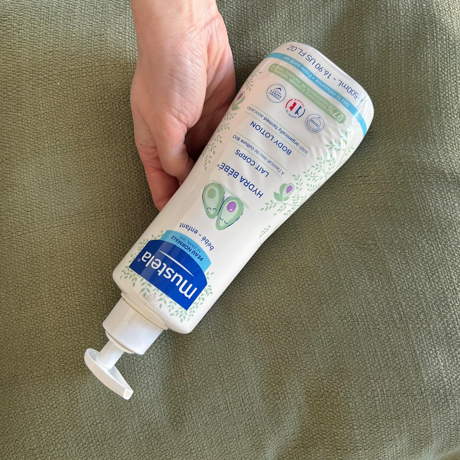 Mustela Hydra Bebè Latte Idratante per il Corpo Pelle Normale 500ml