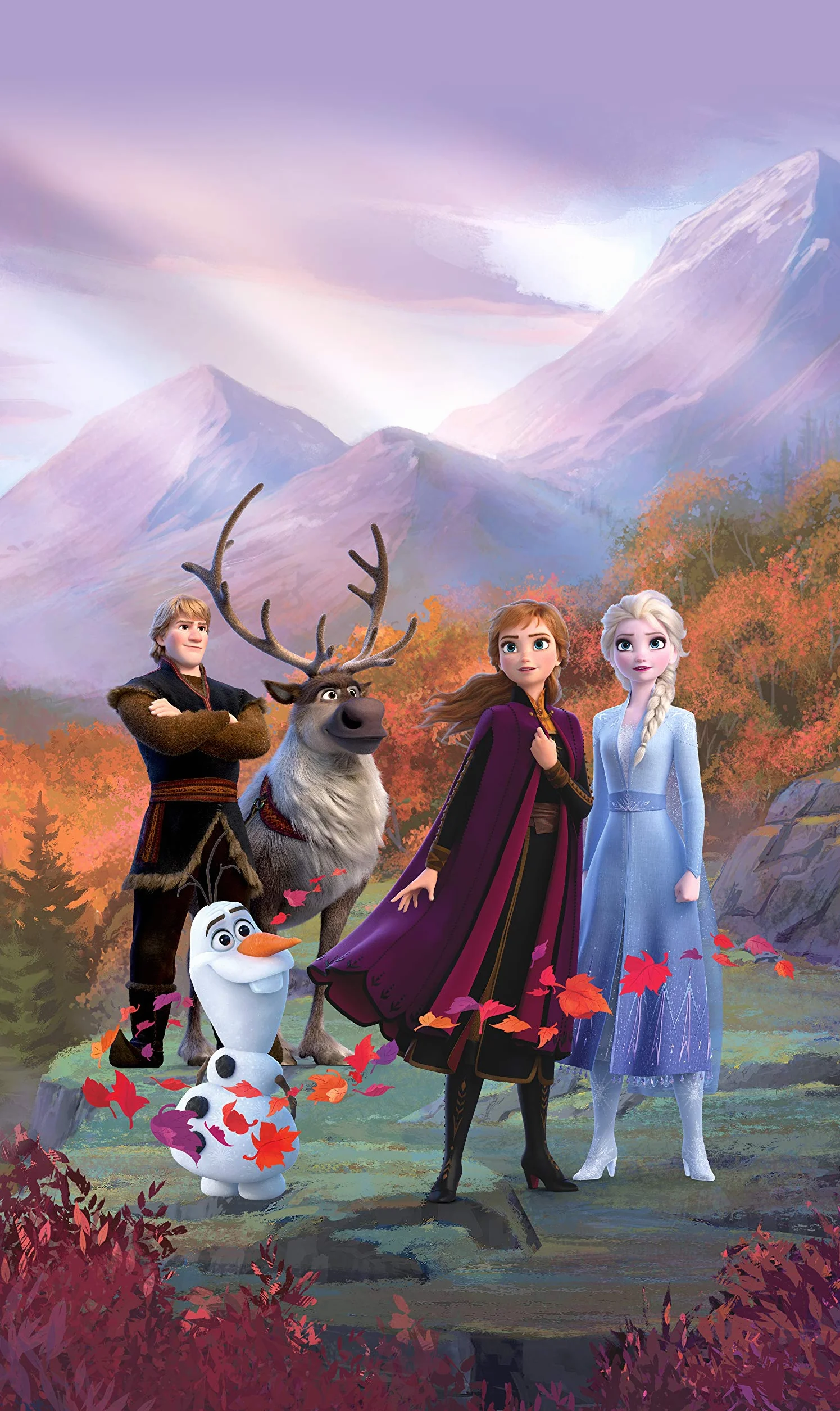 AG Design Disney Frozen 2 ELSA Tenda cameretta bambini 140x245 cm multicolore