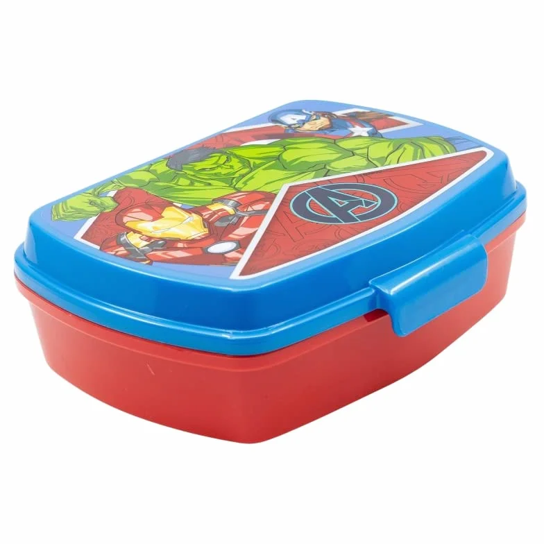 ILS Contenitore Portapranzo Avengers Supereroi Hulk Scatola Sandwich Box per Bambini