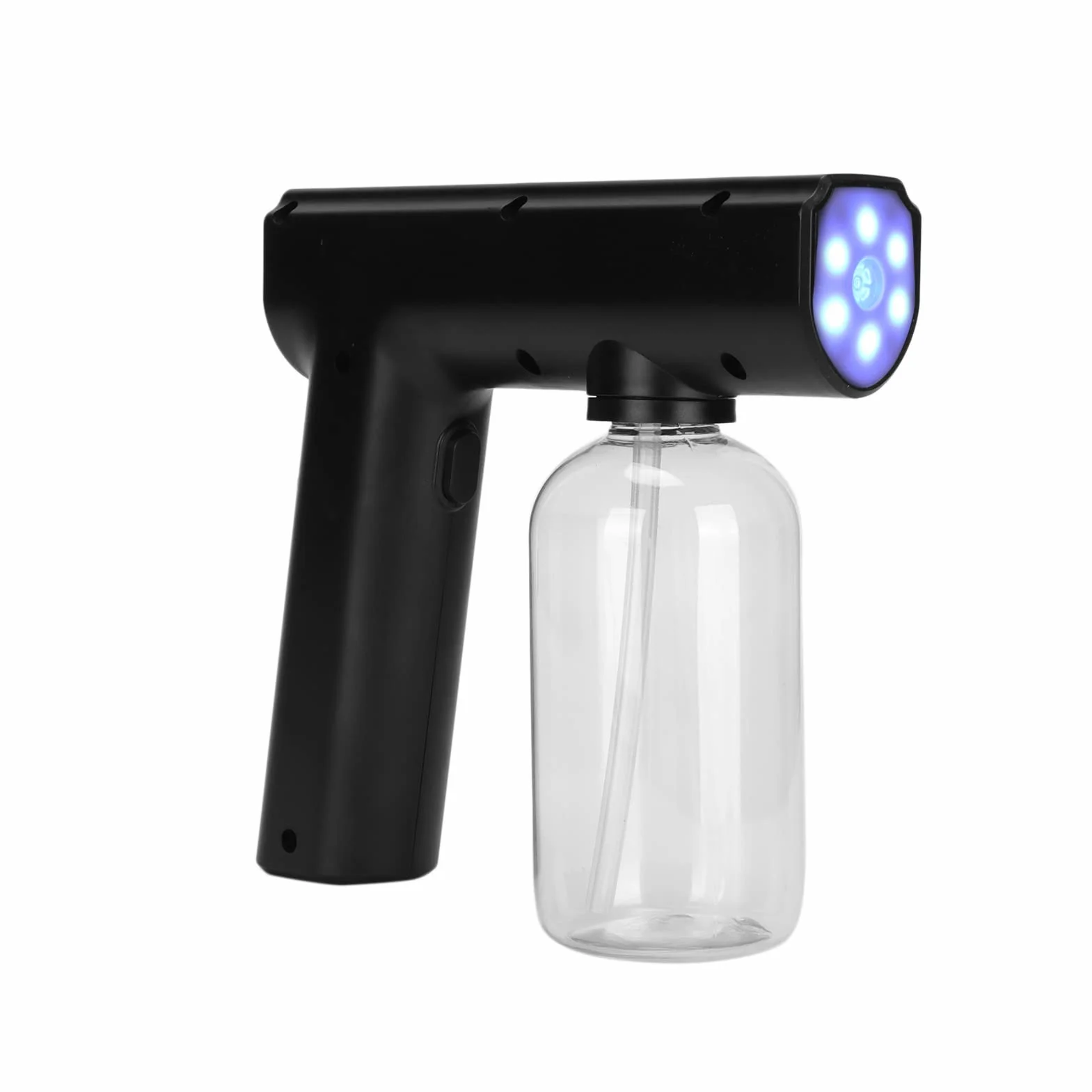 Pistola per Nebulizzazione Nanometrica Portatile Spruzzatore Wireless Elettrico Multifunzionale Nero