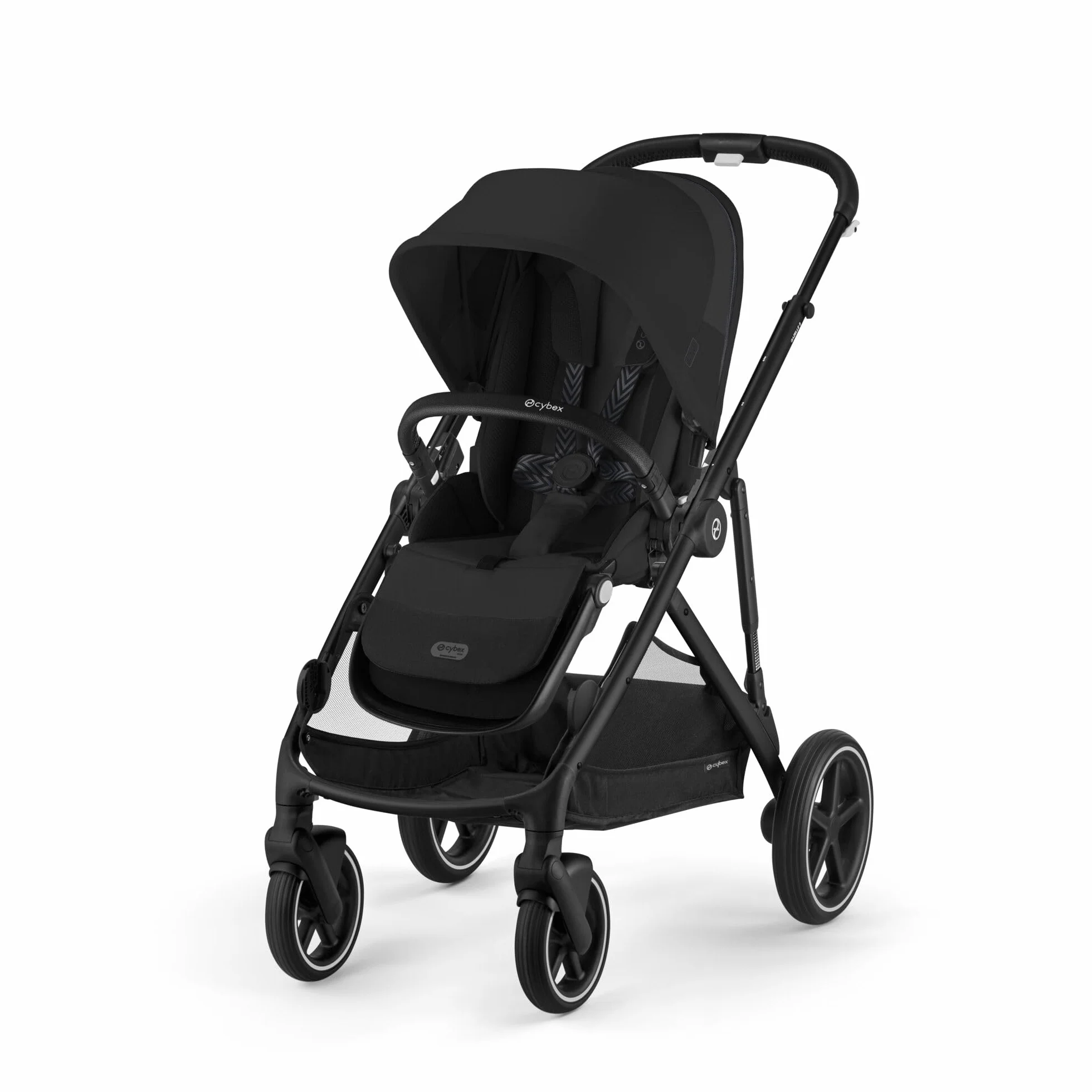 CYBEX Passeggino GAZELLE S Moon Black, all-in-1 22 kg, dalla nascita a 4 anni