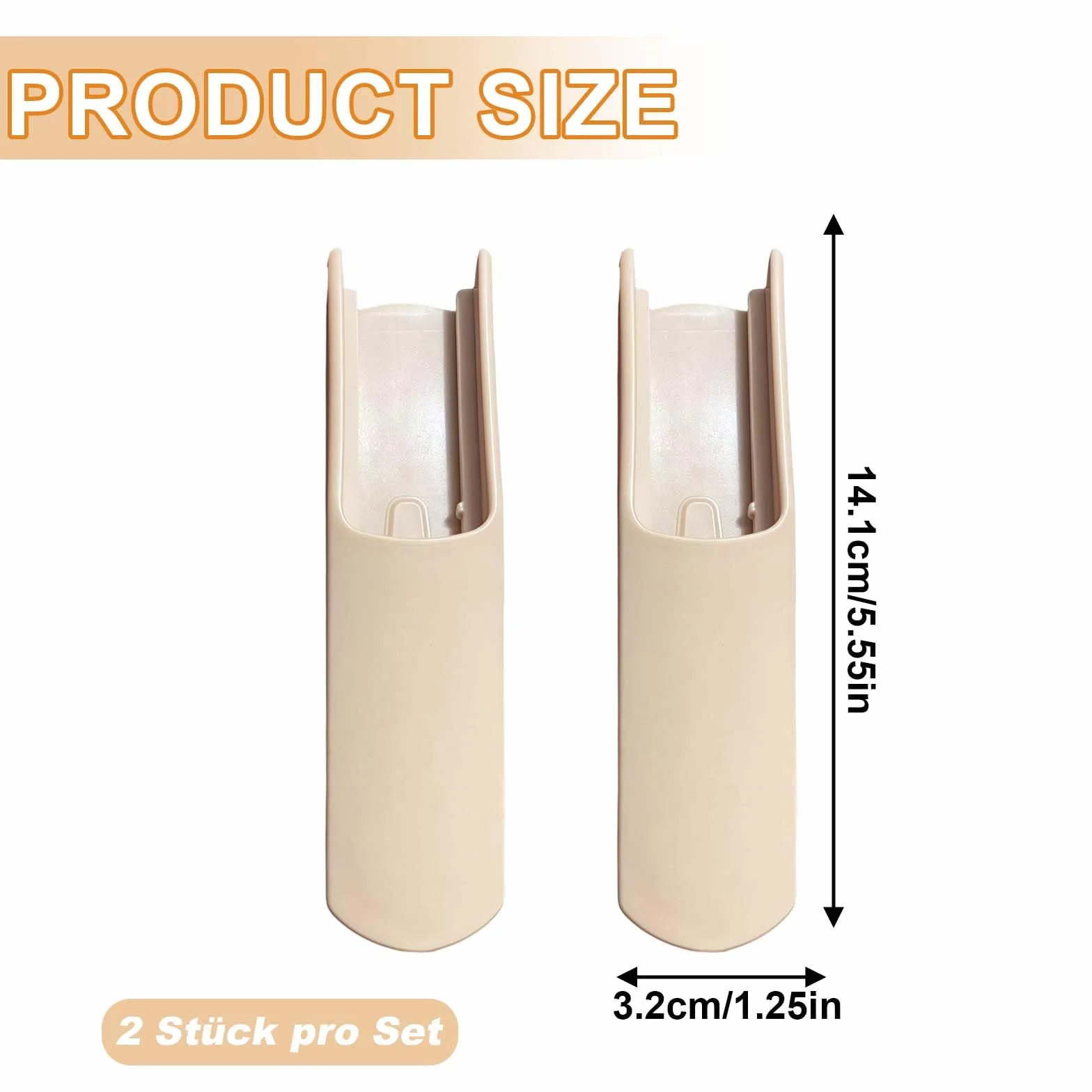 Stokke Tripp Trapp Protezione Antiribaltamento 2 Pezzi Set Pattini Estesi Accessorio Prolungamento Base Coprigamba Colore Legno