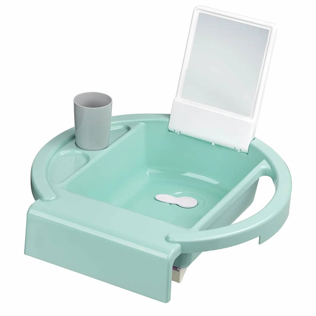Rotho Babydesign Kiddy Wash Lavabo per bambini 38,7 x 38,2 x 10 cm Verde menta Swedish Green
