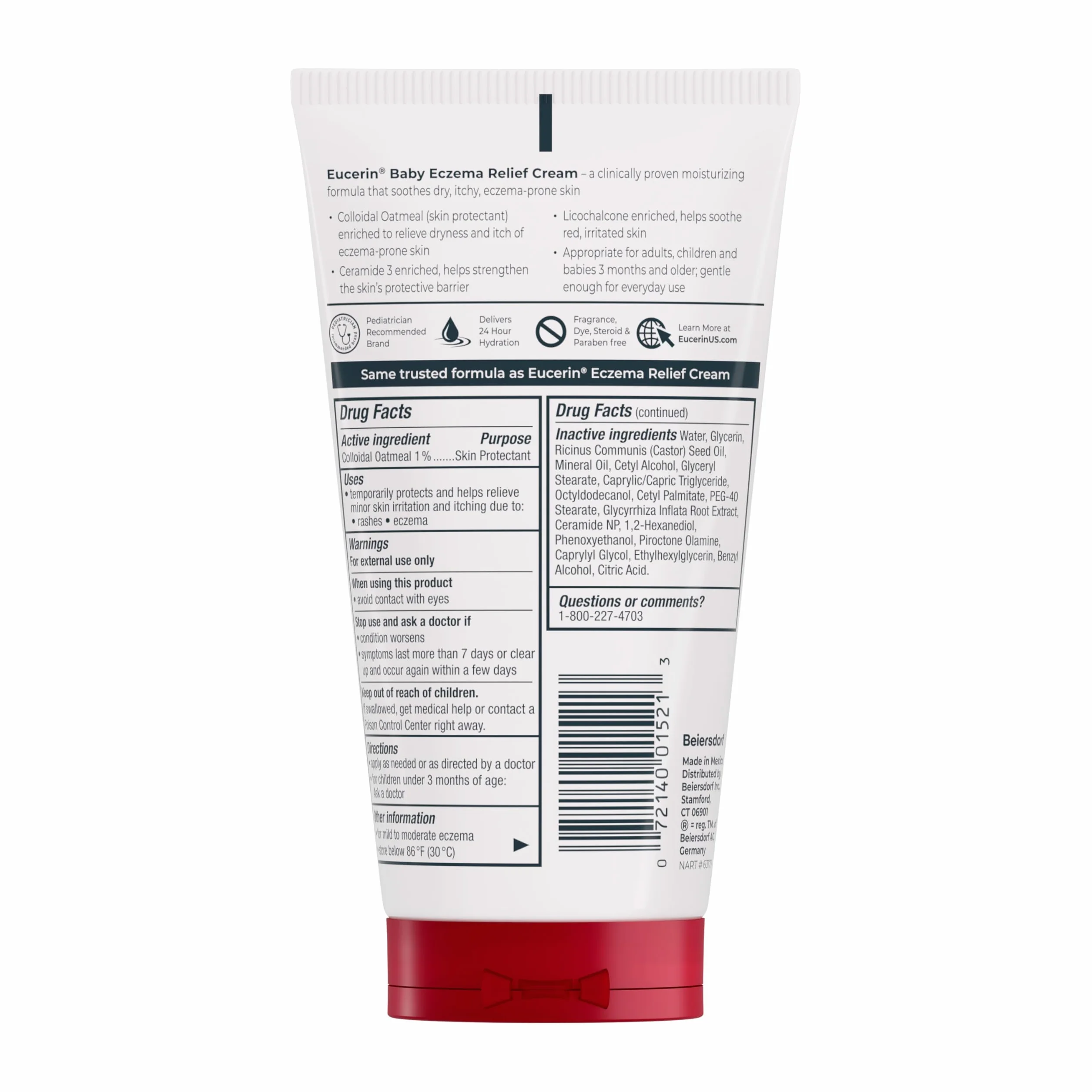 Eucerin Baby Eczema Relief Body Creme 141,7g