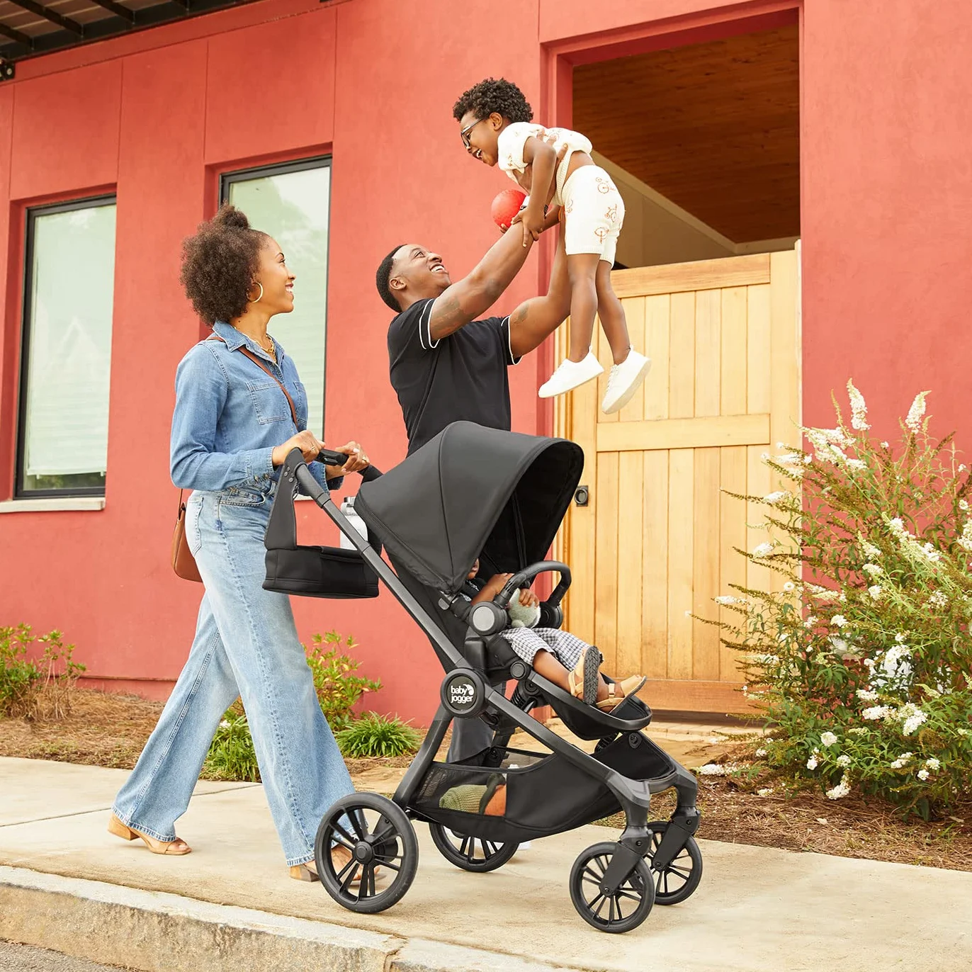 BABY JOGGER City Sights carrozzina passeggino due in uno seduta reversibile compatto leggero 22 kg Rich Black