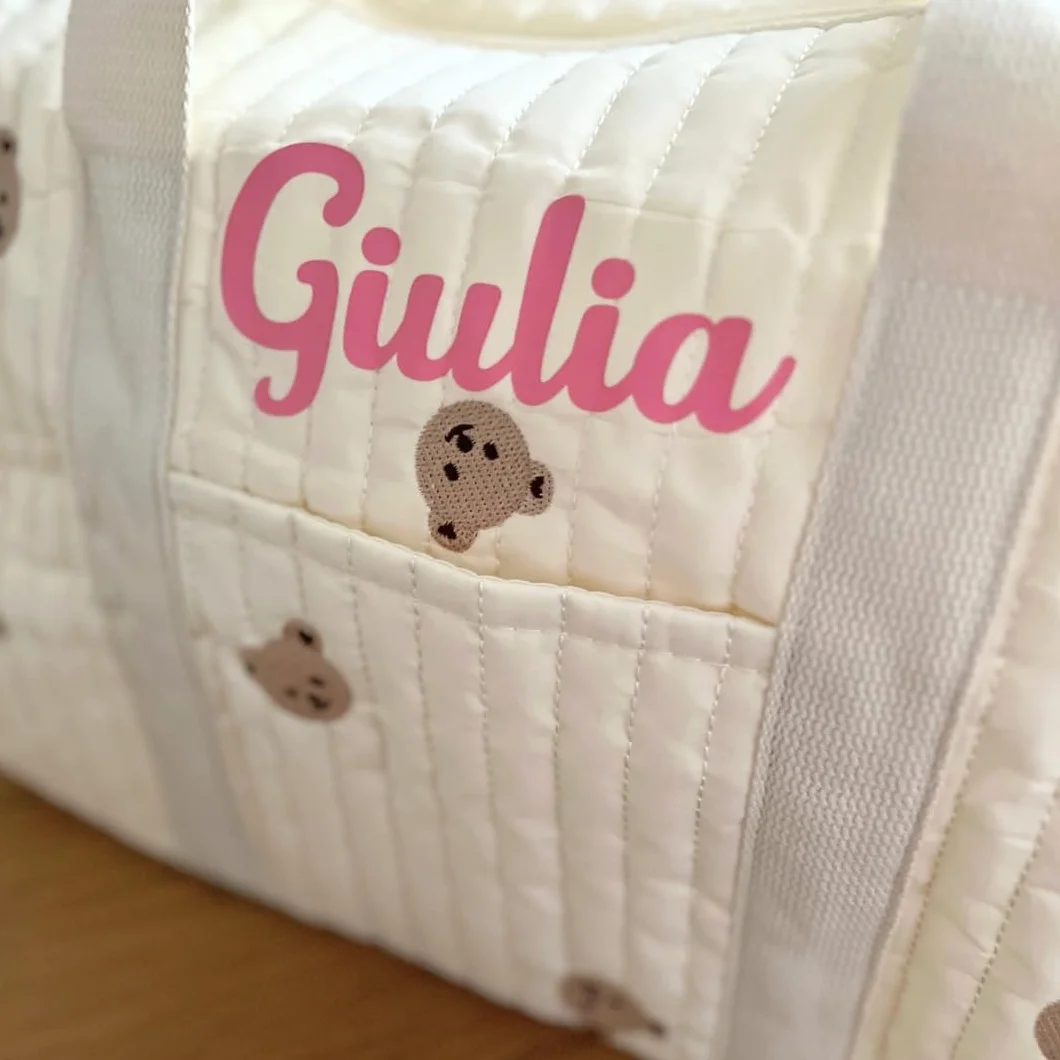 Borsa Parto Ospedale Mamma Personalizzata, Bag Passeggino, Borsone da Viaggio e Cambio Pannolini
