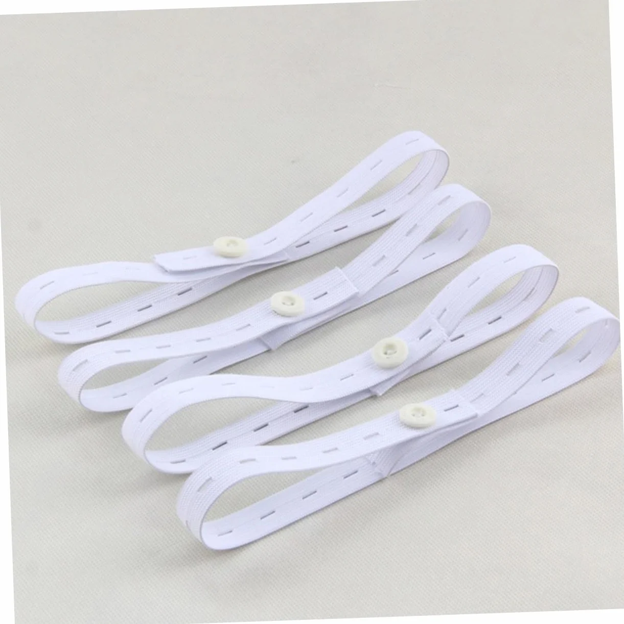 BESTonZON 15 pezzi Fibbia Per Pannolini Regolabili Cintura Fissaggio Elastica