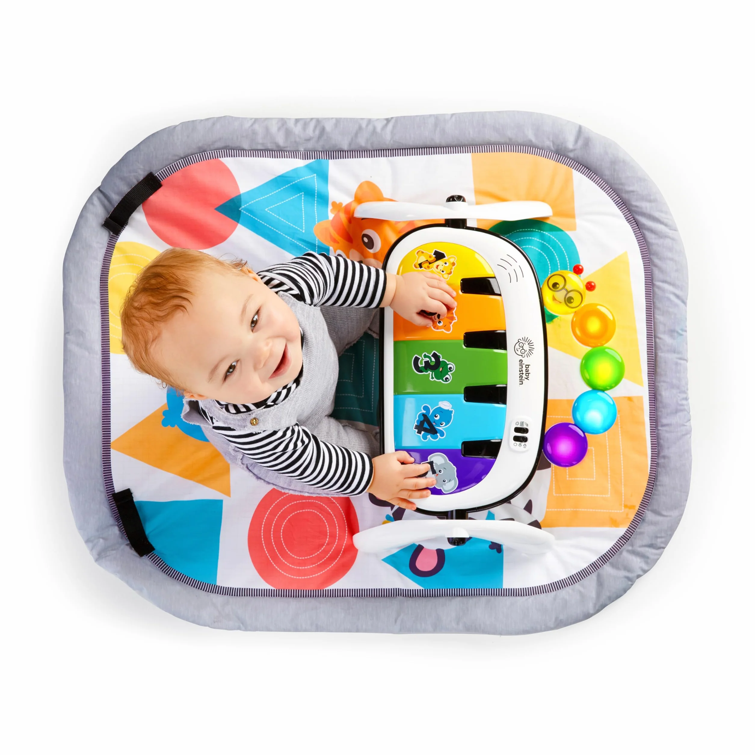Baby Einstein Kickin' Tunes 4in1 Palestrina Multiattivita Musicale per Bambini con Pianoforte, 70+ Suoni, Luci, Arco di Gioco