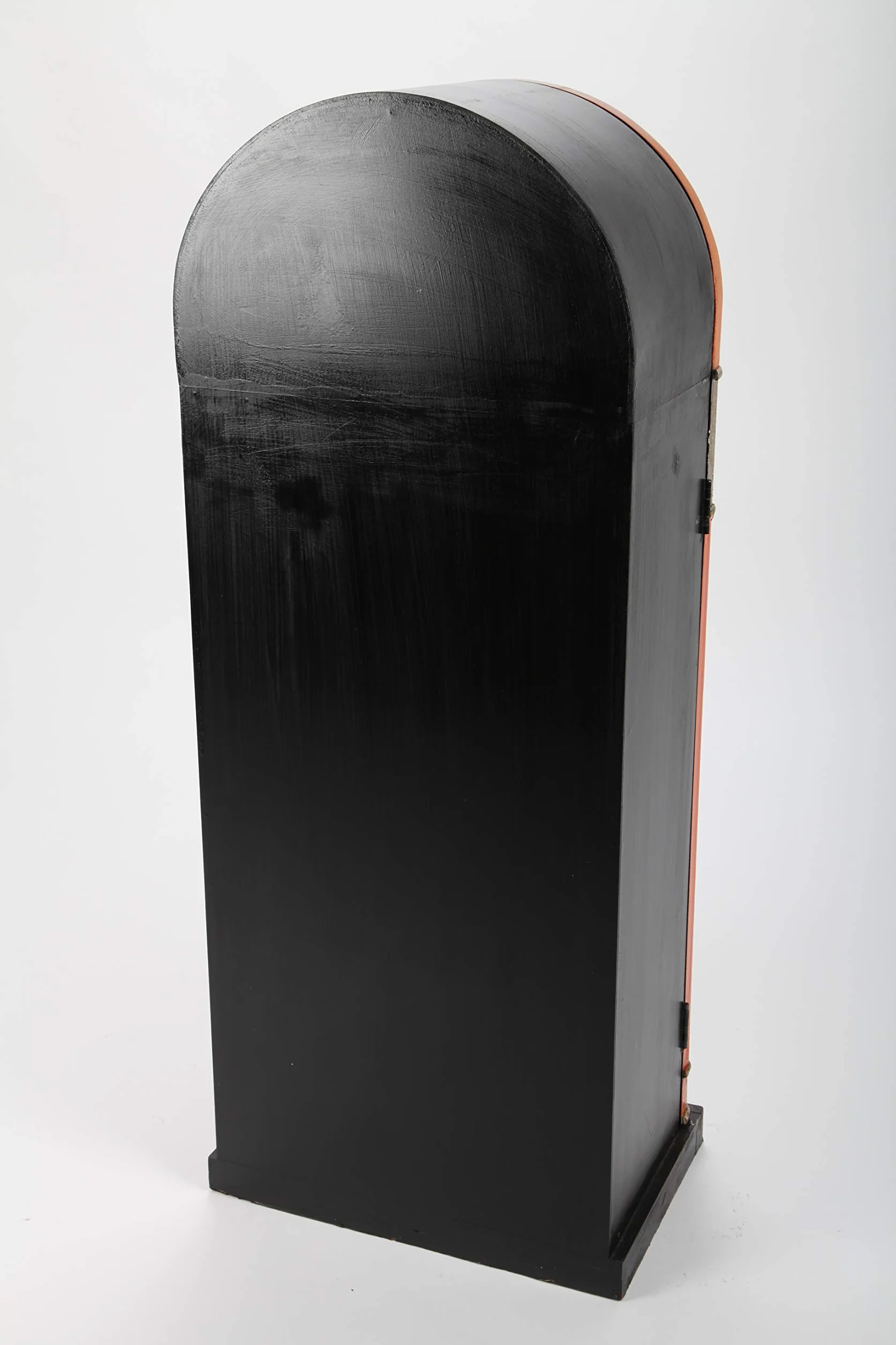 Armadio di design Jukebox retrò arancione/nero 88 cm