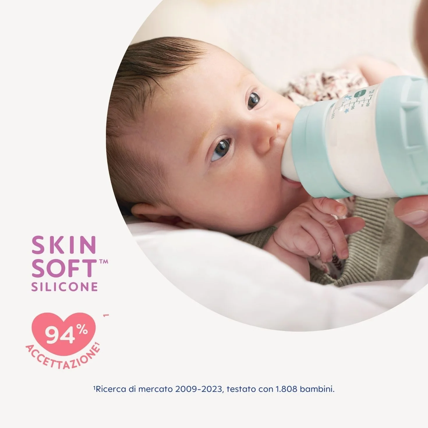 MAM Tettarella Misura X Set da 2, Silicone SkinSoft piatta e simmetrica per liquidi densi e pappe, accessori neonato 6+ mesi
